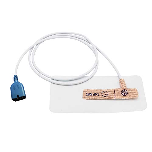 24-Piece Nihon Kohden TL-252T Compatible Disposable SpO2 Finger Sensor Probe for Infants - Medical Monitoring for Newborns & Pediatric Care in Hospitals & Clinics