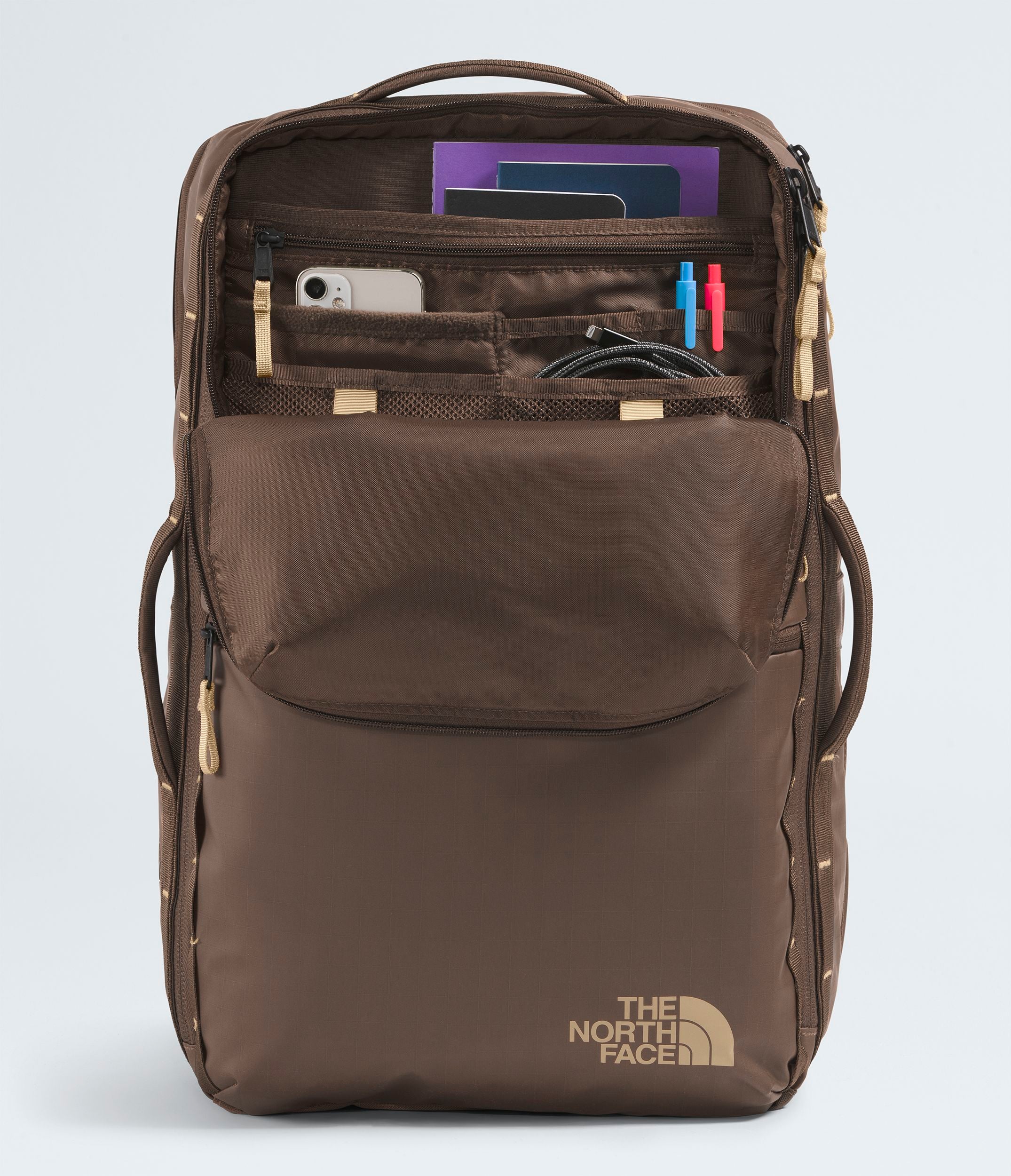 The North Face Base Camp Voyager 32L Travel Backpack - Durable Water-Resistant Hiking & Camping Pack for Outdoor Adventures, Weekend Trips & Air Travel