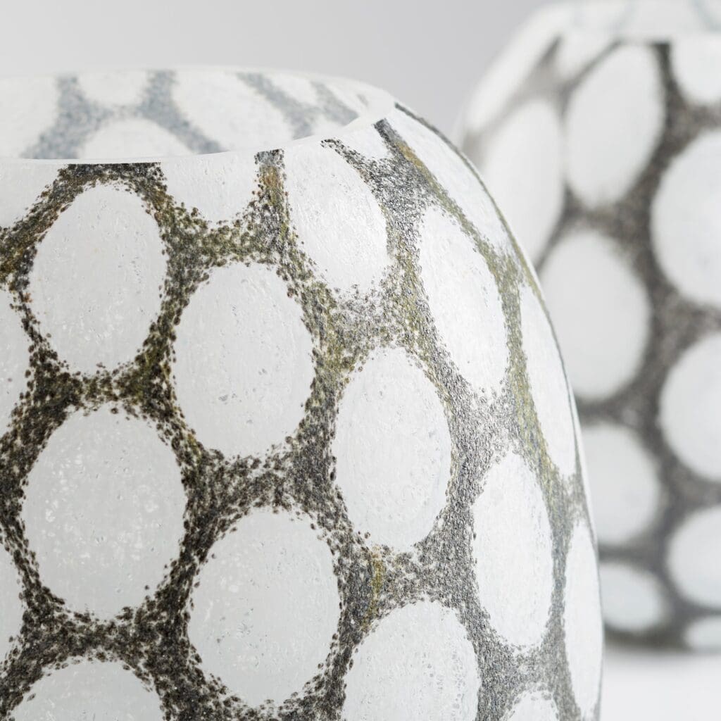 Cyan Design 11068 Brunson Large Brown and White Ceramic Vase - Perfect for Home Decor, Wedding Centerpieces & Gift Giving
