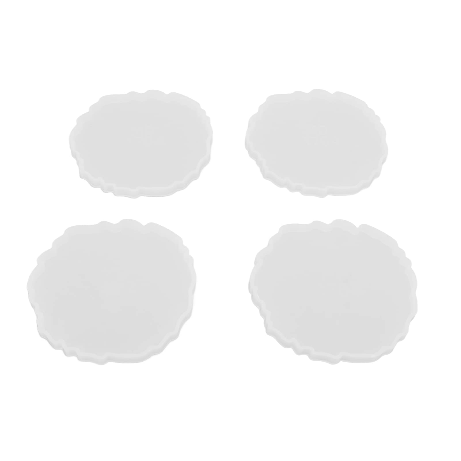 Unique Wavy Silicone Resin Molds for DIY Coasters - Reusable Epoxy Craft Molds with Smooth Finish | Perfect for Home Decor, Jewelry Making & Gift Projects