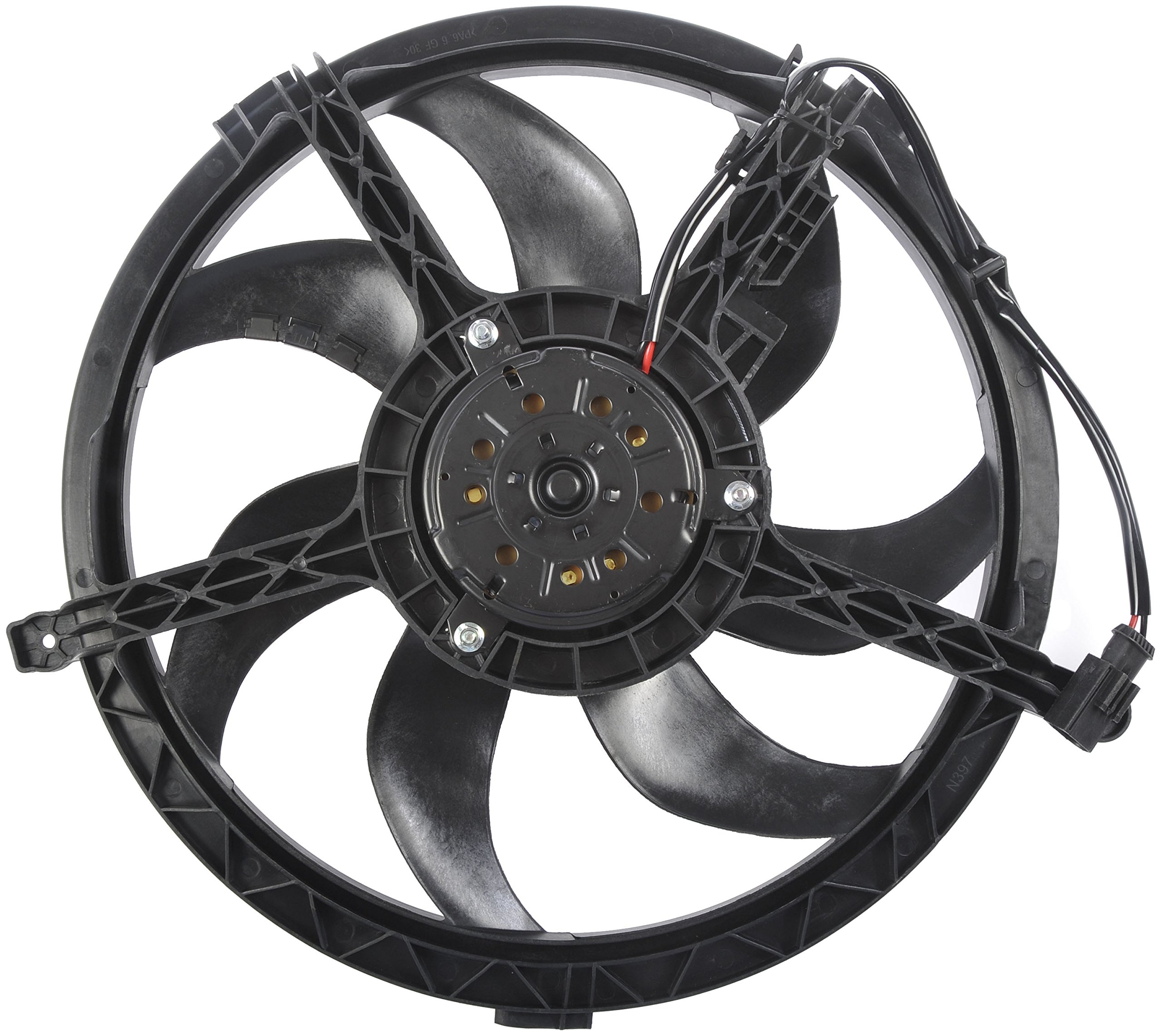 Dorman 621-372 Engine Cooling Fan Assembly Replacement for Select Mini Cooper Models - Perfect for BMW Mini R50 R52 R53 Cooling System Repair & Maintenance