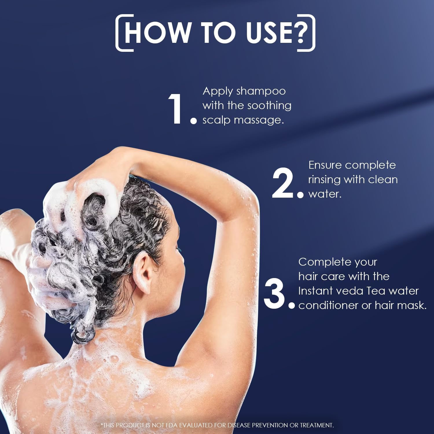 Tea Water & Vitamin E Hair Shampoo for Hair Fall Control - 280ml | Strengthens Hair & Reduces Breakage | Perfect for Daily Hair Care & Scalp Nourishment