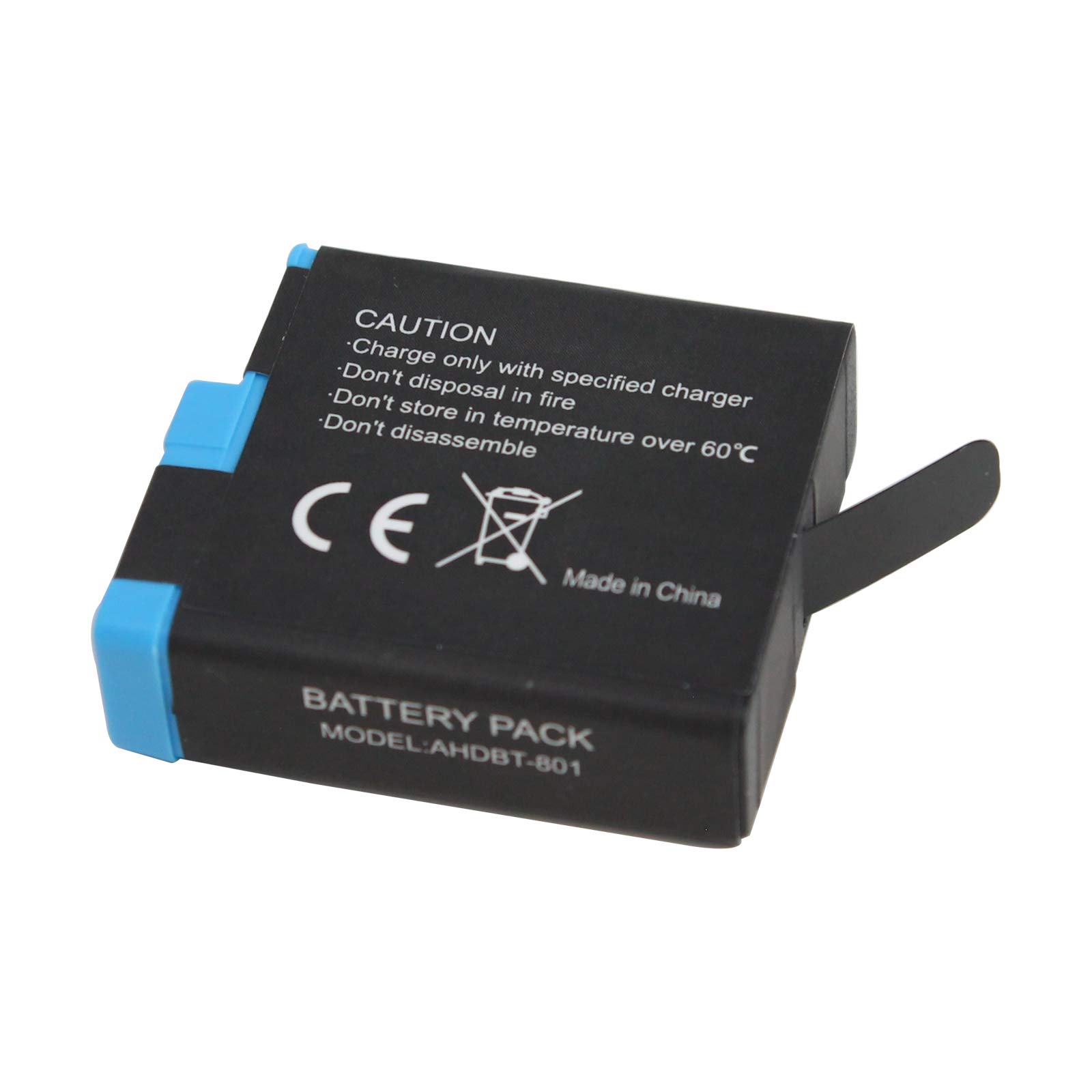 GoPro Hero 7 HD Black Replacement Battery & Charger - AHDBT-801 Compatible with SPJB1B Fully Decoded Battery - Perfect for Travel, Vlogging & Outdoor Adventures
