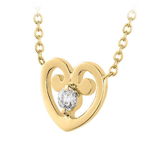 Hearts On Fire Copley Love Heart Pendant Necklace - 14K White Gold Diamond Heart Charm Jewelry for Women, Perfect Gift for Anniversary, Valentine's Day & Romantic Occasions