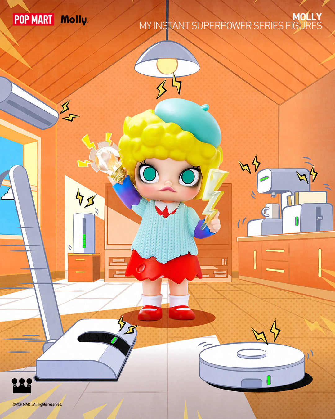 MOLLY My Instant Superpower Series Collectible Figures - Perfect for Display, Gifts, and Anime Fans