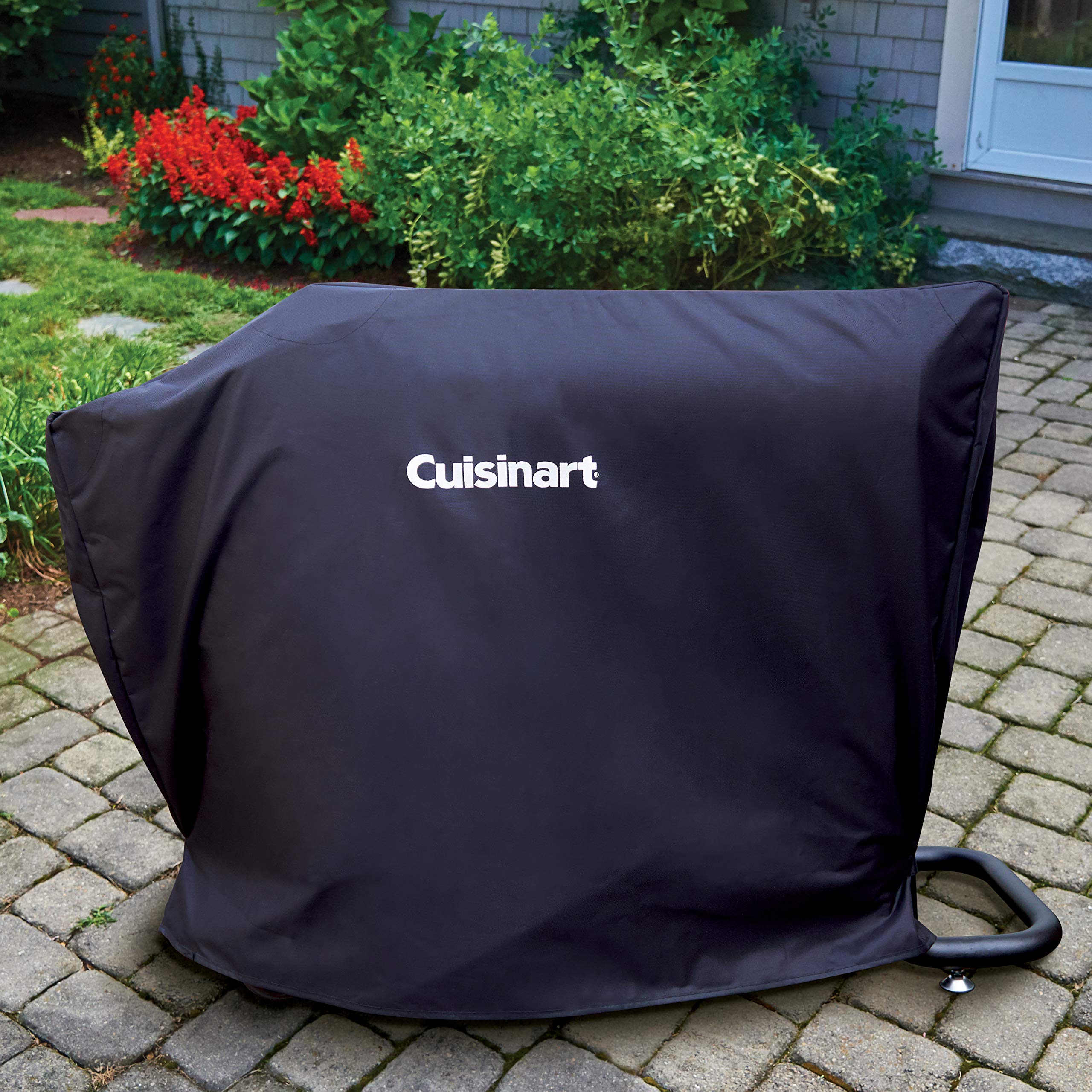 Cuisinart CGC-280 Black Griddle Cover - Protective Cover for Outdoor Grills & BBQs - Perfect for Backyard Cooking, Camping & Picnics