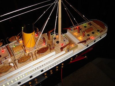 Titanic Wooden Model Cruise Ship 32