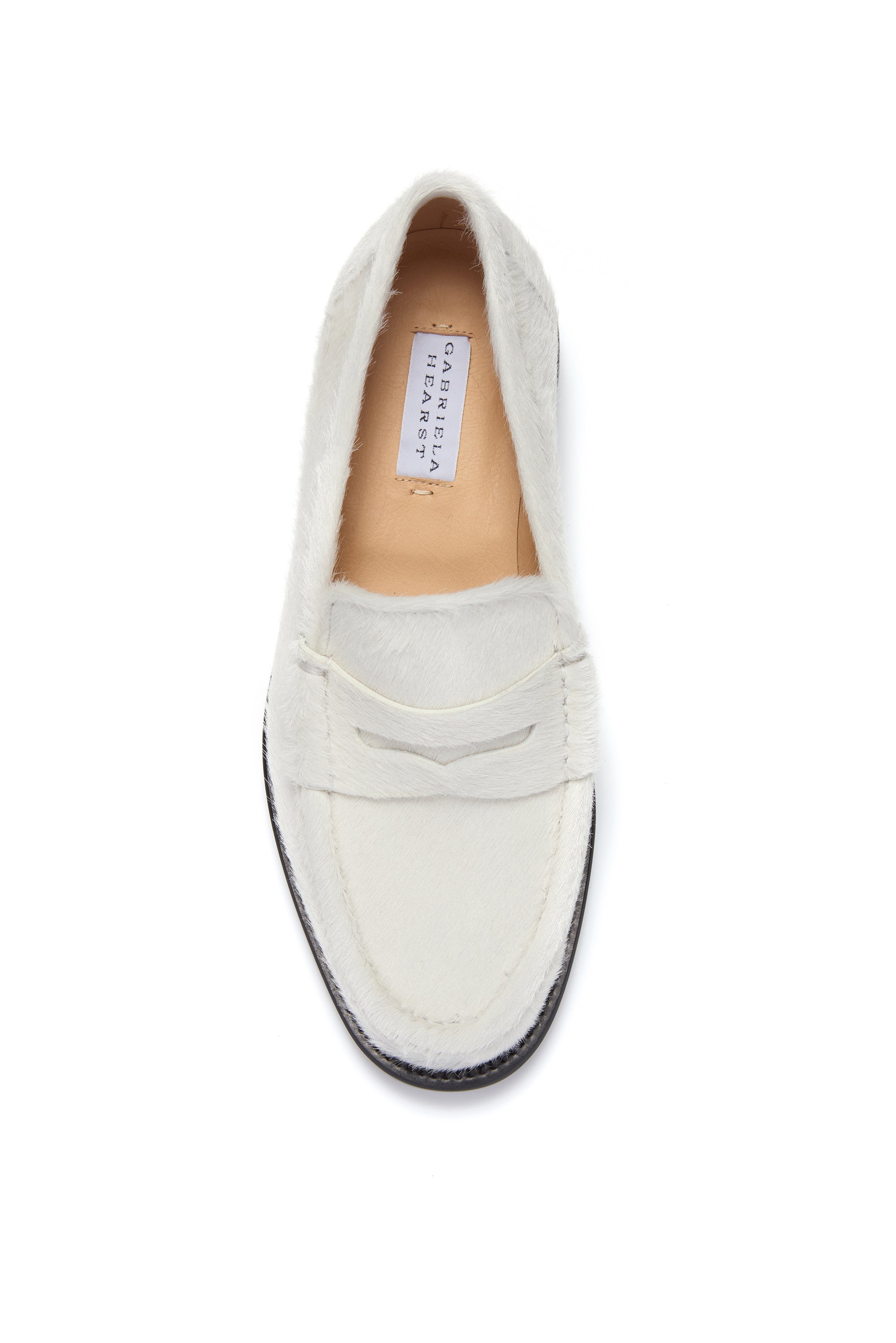 Ivory Pony Hair Pierre Loafers - Comfortable & Stylish Slip-On Shoes for Women - Perfect for Office, Casual Outings & Travel