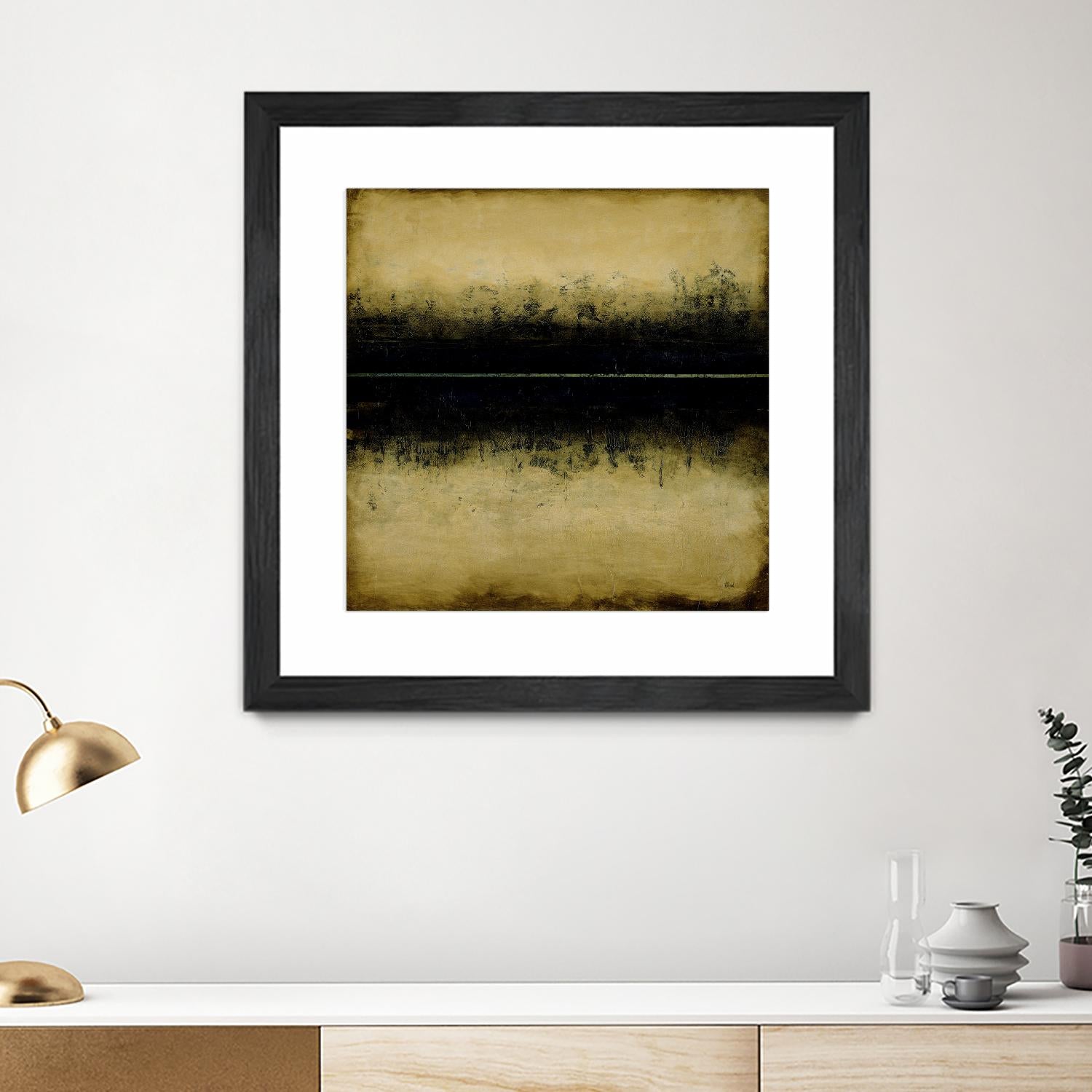 Abstract View III - Modern Wall Art Canvas Print for Home & Office Decor | Perfect for Living Room, Bedroom, and Workspace Aesthetics