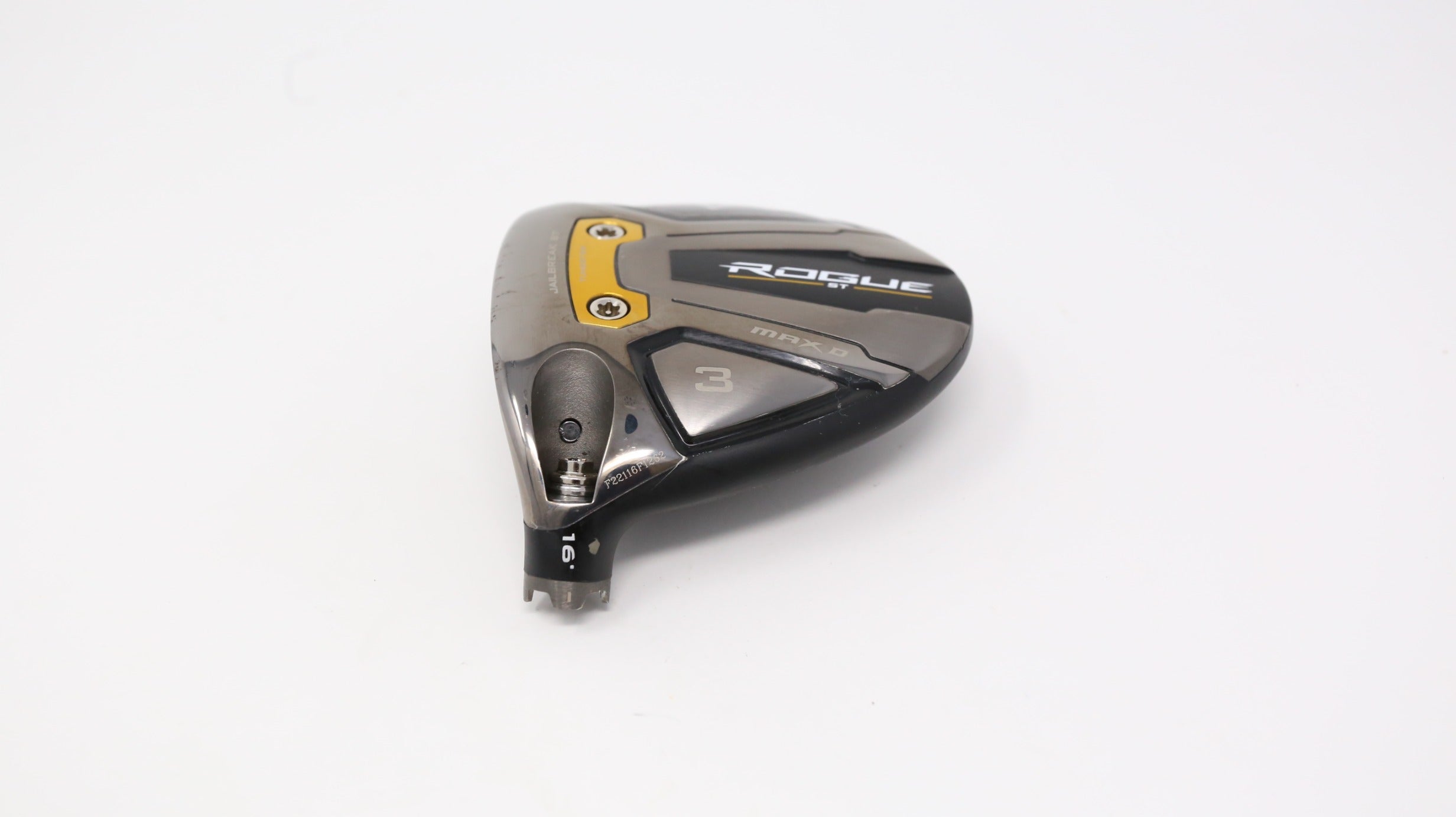 Callaway Rogue ST Max Draw Fairway Wood 16° Left-Handed Golf Club Head Only | Used Golf Club for Men | Perfect for High Handicappers & Beginners | Improve Your Game on the Fairway