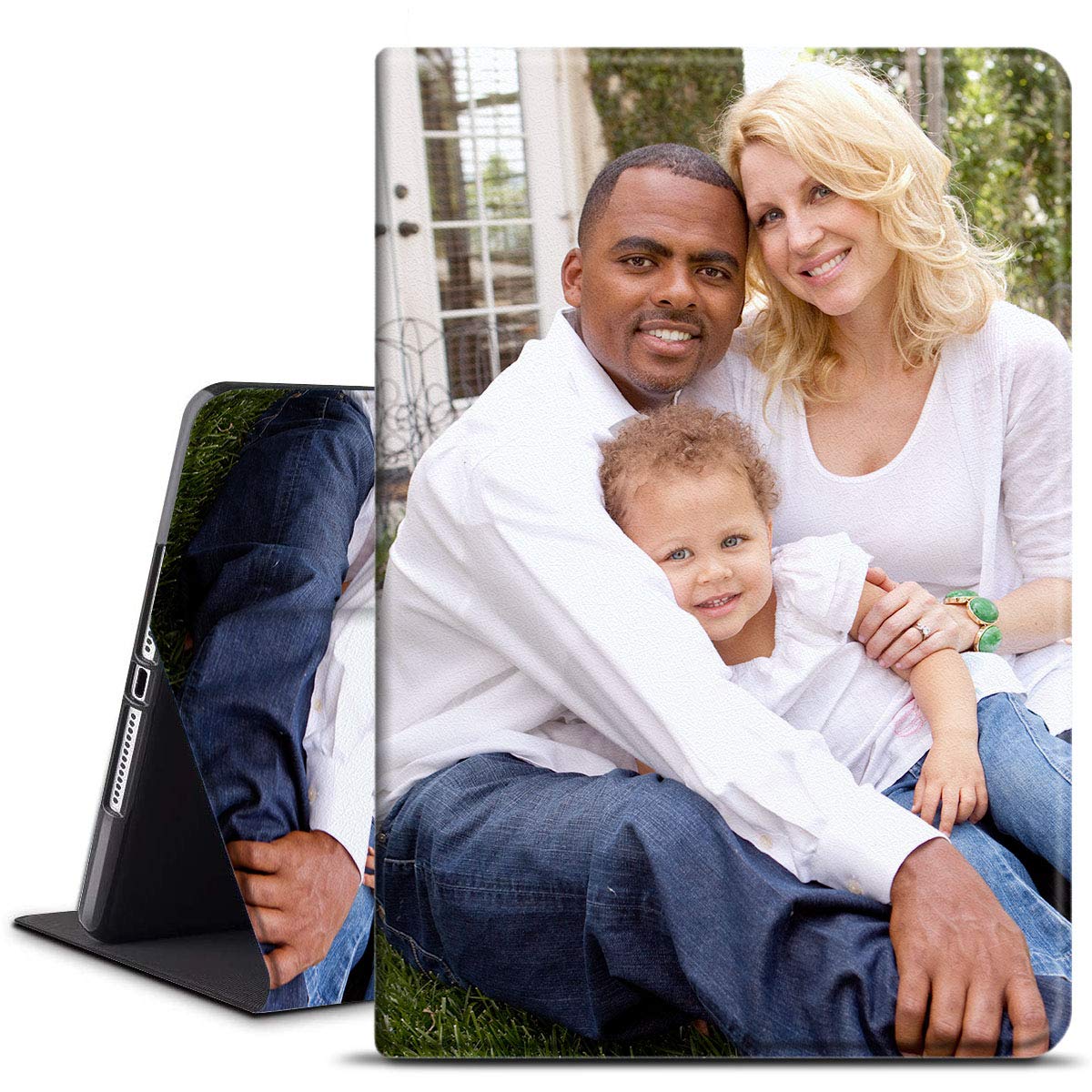 SHUMEI Custom Photo Case for iPad 10.2 inch 7th/8th/9th Generation (2019-2021) - Personalized Picture Leather Soft TPU Cover with Microfiber Lining & Auto Sleep/Wake | Protective Case for Work, School & Travel