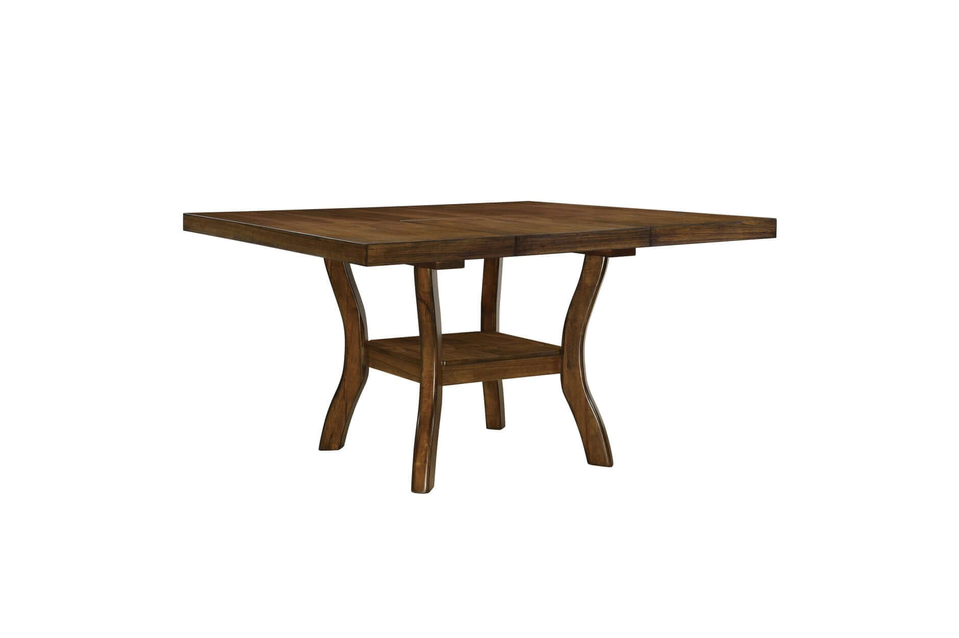 5-Piece Dining Set with Folding Butterfly Leaf & Under Table Shelf - Space-Saving Expandable Table for Small Kitchens, Apartments & Dining Rooms