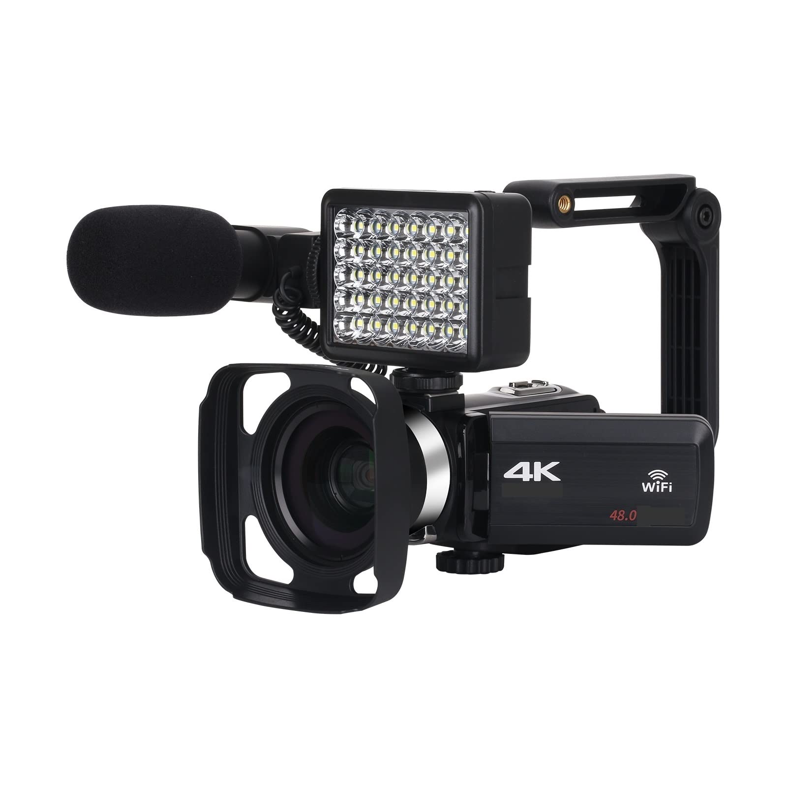 BODORME 4K Vlog Camera with 16X Zoom - Digital Camcorder for Live Streaming, YouTube Videos & Outdoor Photography (Includes 128GB SD Card, Blue) - Perfect for Travel Vlogging, Home Recording & Online Meetings