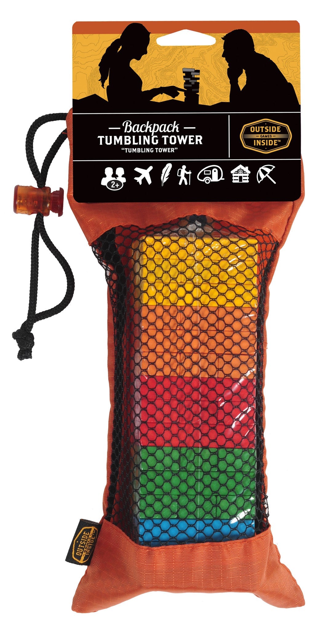 Best Tumbling Tower Game Backpack - Portable Travel & Party Entertainment for Kids & Adults - Perfect for Camping, Beach, and Family Gatherings