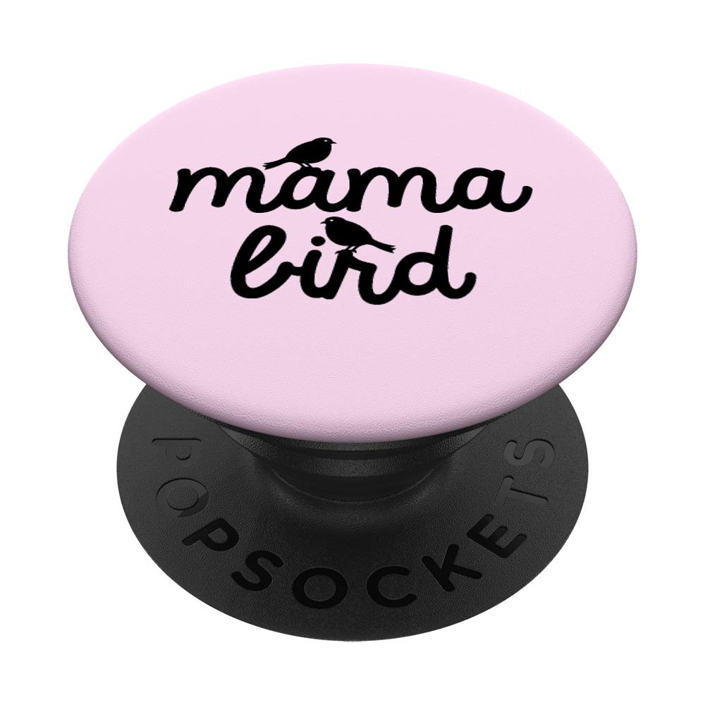 Mama Bird Pink & Black Plush Stuffed Animal - Soft Cuddly Toy for Kids, Babies, and Nursery Decor | Perfect for Gifts, Bedtime Comfort, and Playtime Fun