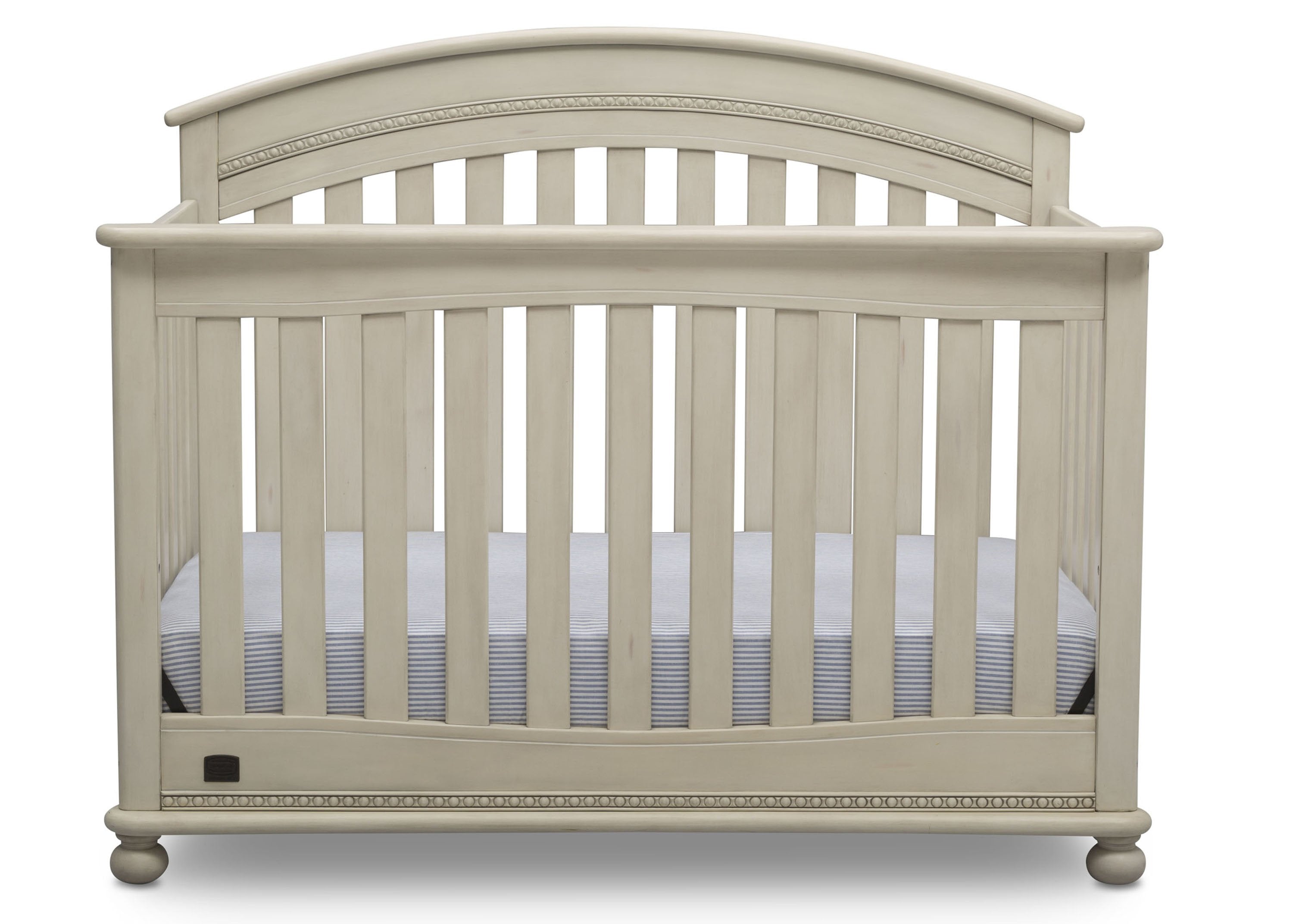 Aden 4-in-1 Convertible Baby Crib - Toddler Bed, Daybed & Full-Size Bed - Safe & Stylish Nursery Furniture for Newborns to Teens - Perfect for Bedrooms, Daycare & Guest Rooms