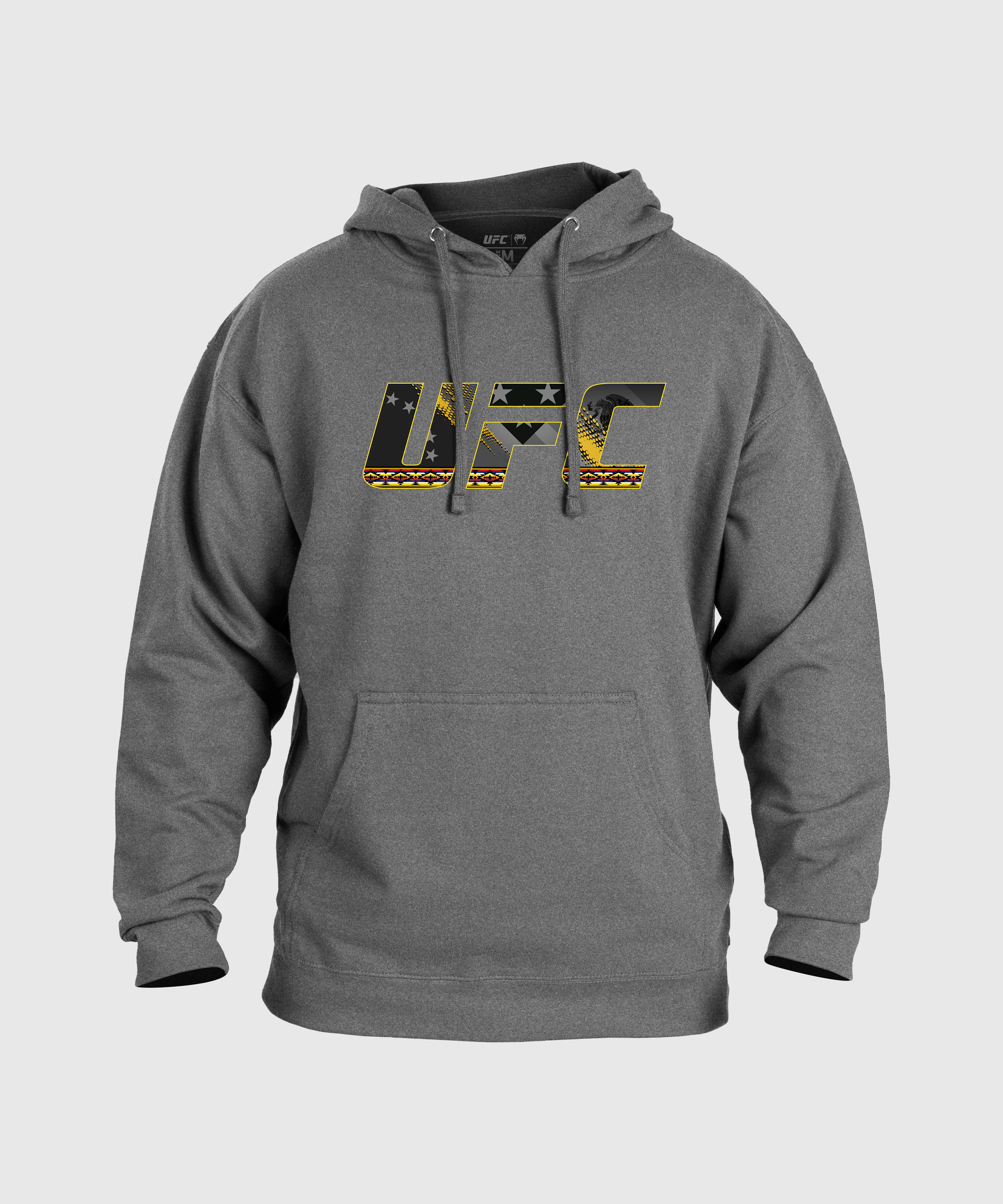 Men's UFC Unrivaled by Venum Heather Grey Julianna Peña Hoodie - Lightweight MMA Training Sweatshirt for Fight Fans & Streetwear