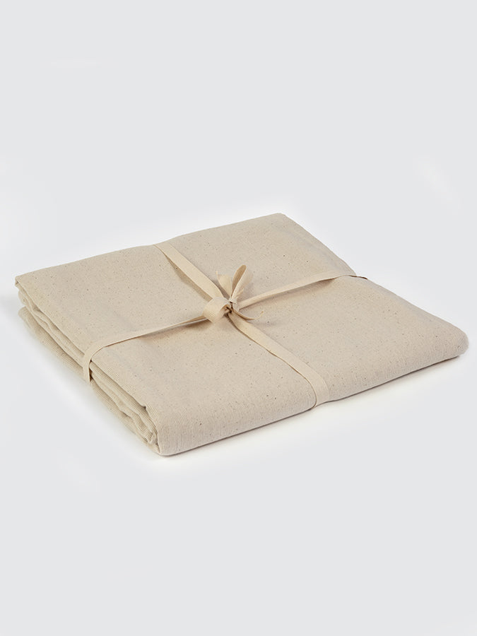 GOTS Certified Organic Cotton Yoga Blanket for Meditation, Hot Yoga, and Home Practice - Eco-Friendly & Soft Yoga Mat Cover