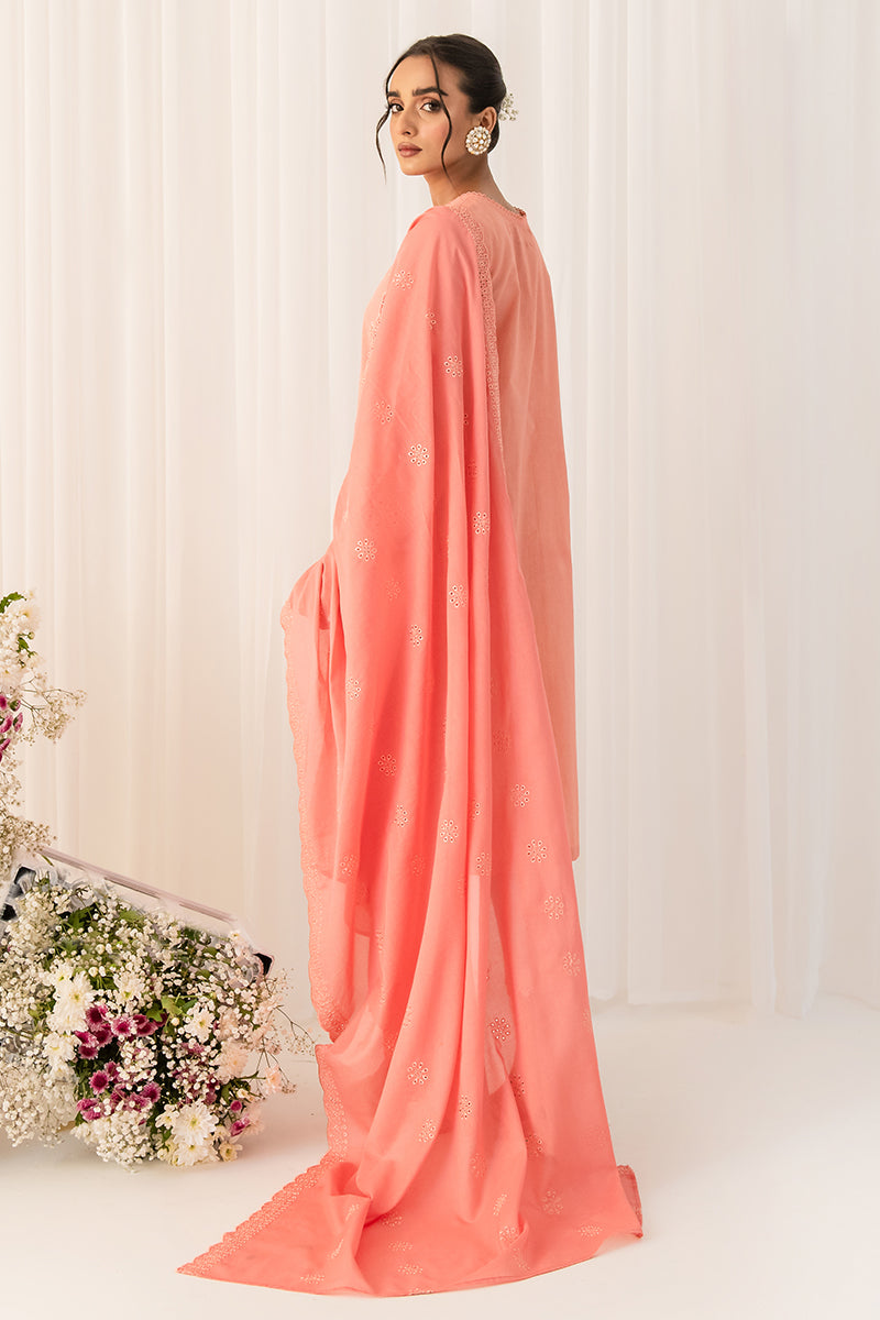 Autumn Sunset 2-Piece Outfit (Shirt & Dupatta) - Elegant Indian Ethnic Wear for Women, Perfect for Festivals, Weddings & Special Occasions