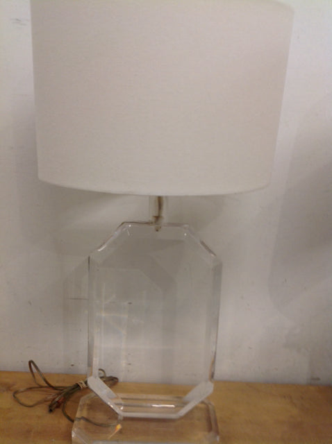 Vintage Lucite Table Lamp - 29