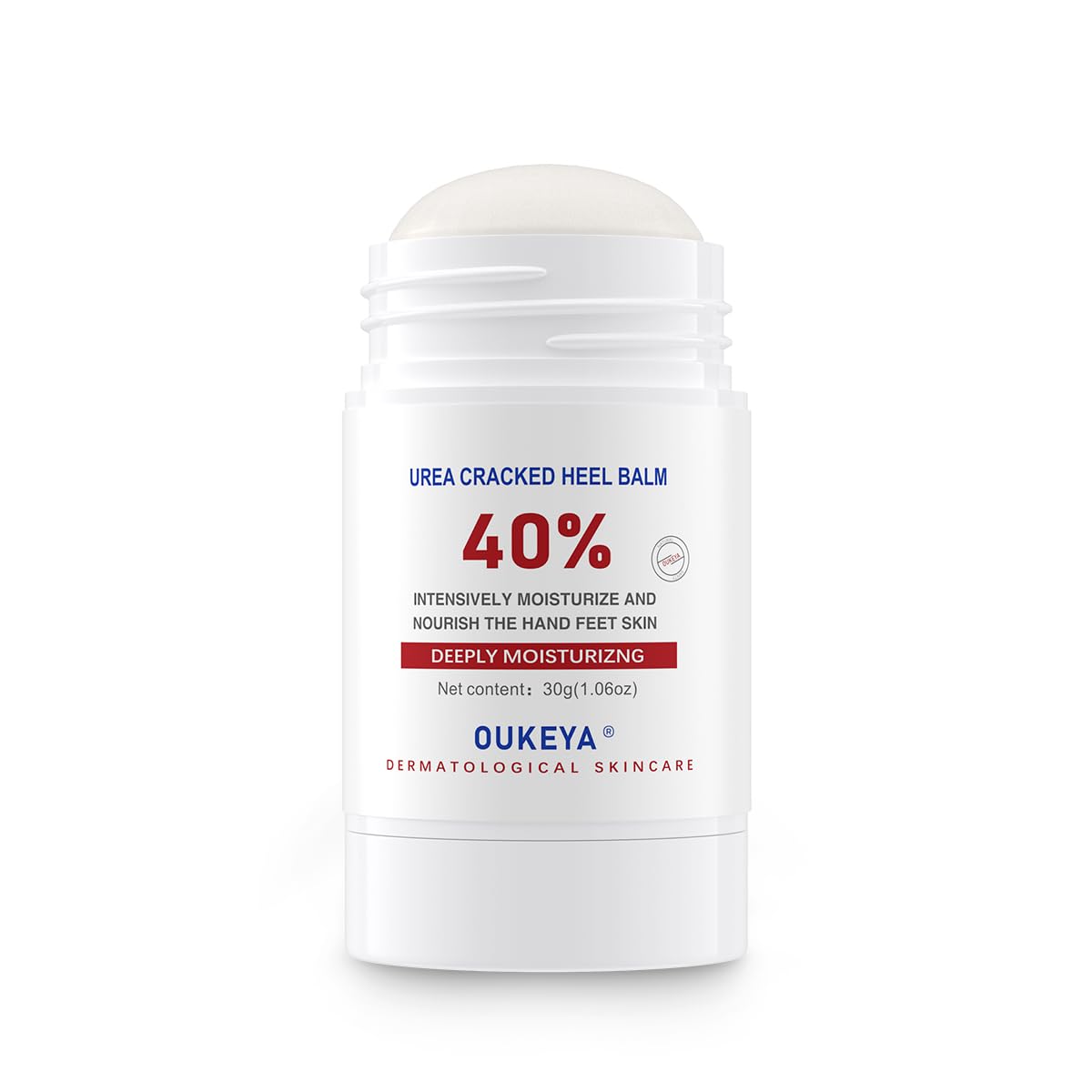 40% Urea Cream Stick for Dry Cracked Heels & Hands - Maximum Strength Foot Balm Treatment to Repair Cracked Skin & Prevent Frostbite - Ideal for Winter Foot Care & Dry Skin Relief