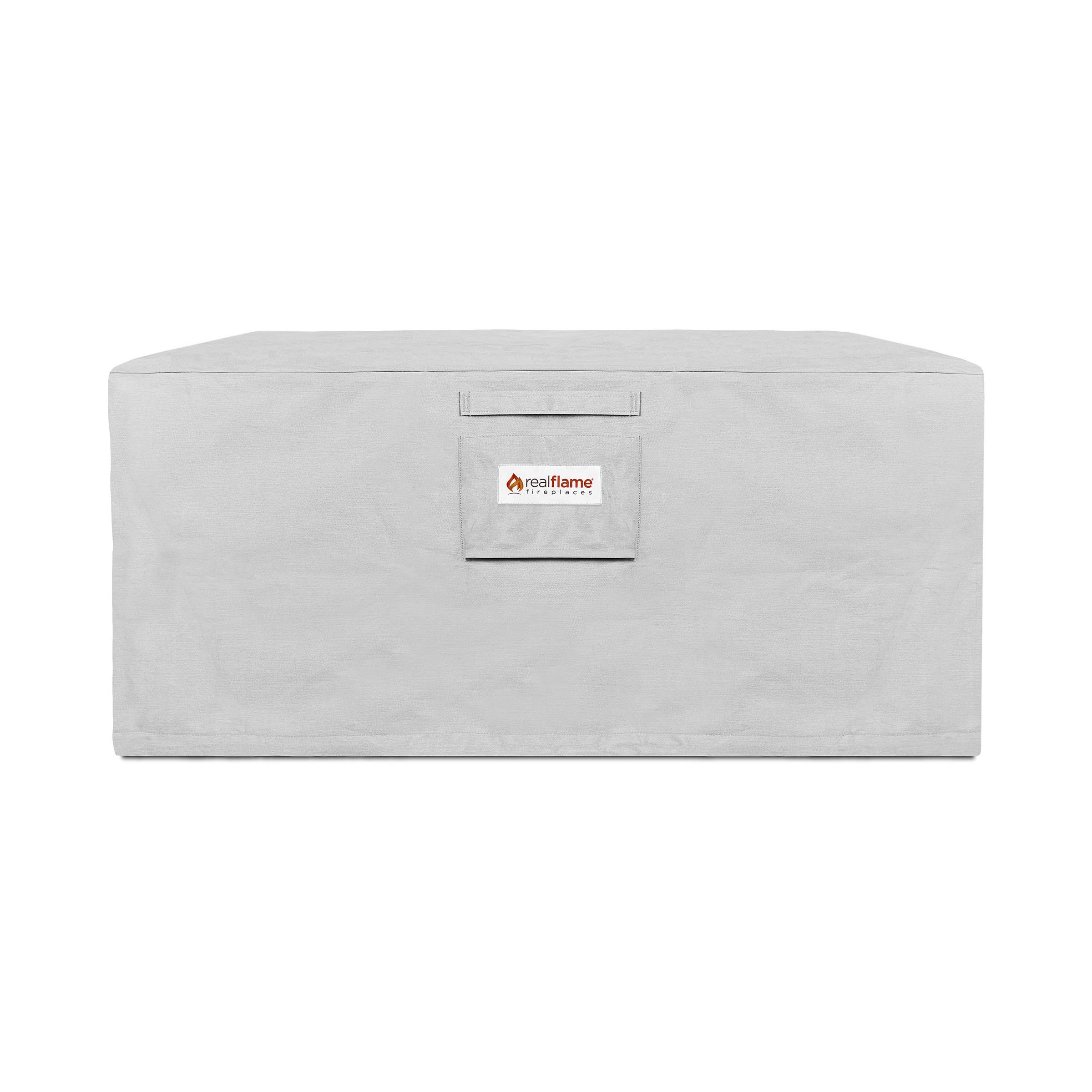 Real Flame Ventura Rectangle Fire Table Cover - Waterproof & UV Resistant Storage Cover for Fire Pits up to 59 Inches - Perfect for Outdoor Patio, Deck, and Backyard Protection