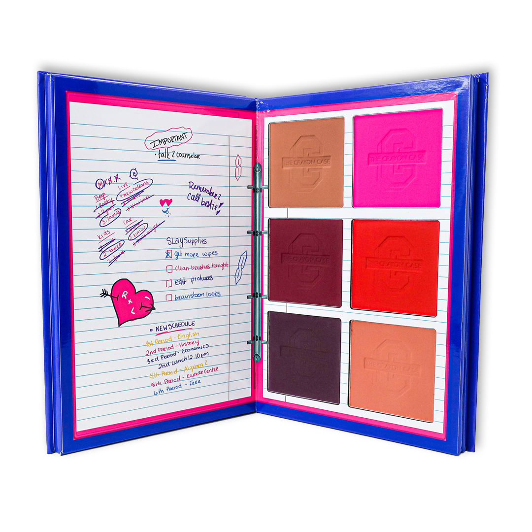Blush Binder - Premium Makeup Organizer for Travel & Daily Use | Perfect for Cosmetics, Brushes & Beauty Essentials