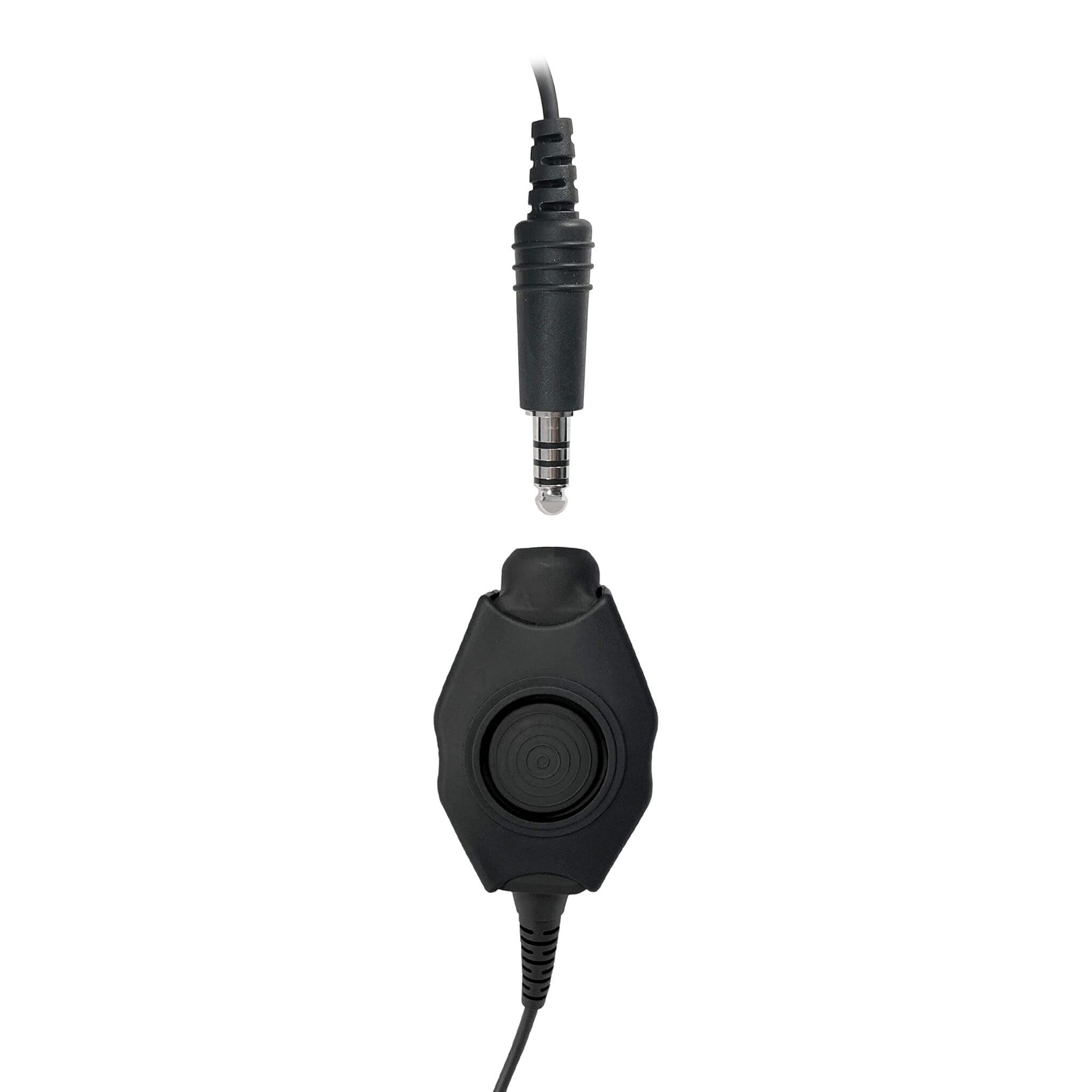 Tactical Mic Earpiece PTT Adapter Kit for BaoFeng UV9R UV9R Plus BF-A58 UV-XR GT-3WP BF-9700 UV-5S BF-R760 UV-82WP - Secure Communication for Outdoor Adventures, Hunting & Emergency Preparedness