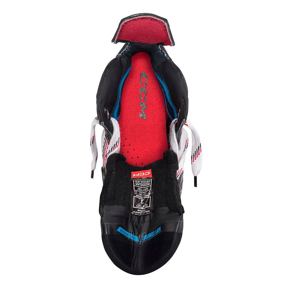 CCM Jetspeed Control 2023 Intermediate Ice Hockey Skates - Professional Performance for Youth & Adult Players - Perfect for Ice Rinks, Tournaments & Training Sessions