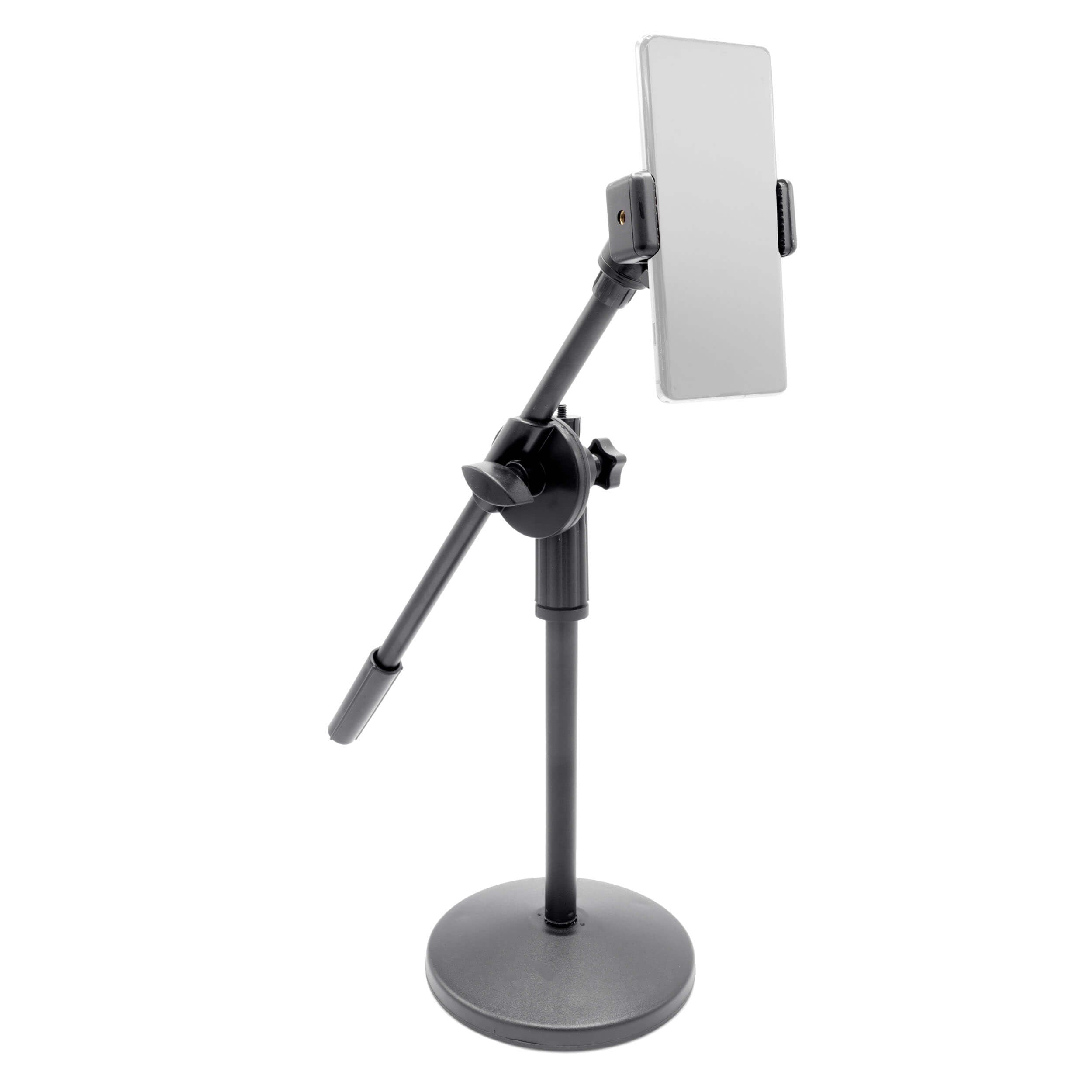 360° Adjustable Smartphone Table Top Boom Stand - Perfect for Flat Lay Photography, Live Streaming & Video Recording - Ideal for Content Creators, Vloggers & Social Media Influencers