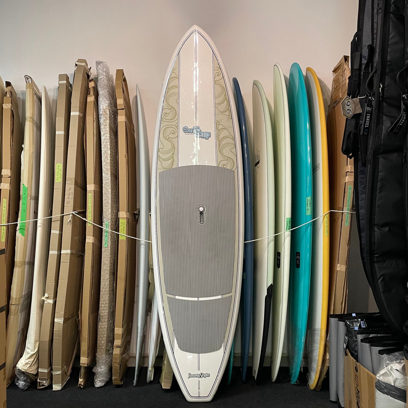 Jimmy Styks SURF 'SUP Wave Rider 10'0 Stand Up Paddle Board - Lightweight & Durable Inflatable SUP for Surfing, Yoga, Fishing | Perfect for Ocean, Lake & River Adventures