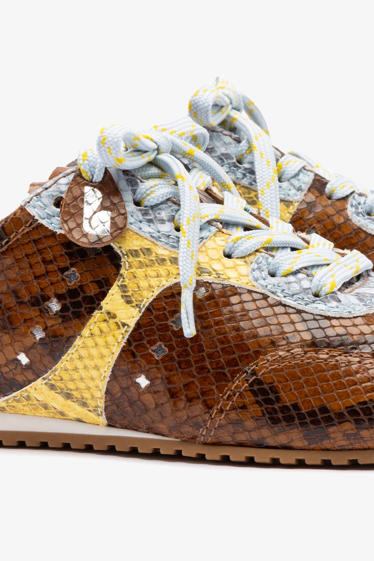 Stella Mule Women's Shoes in Python Printed Leather - Comfortable Slip-On Loafers for Casual Wear, Office & Outings