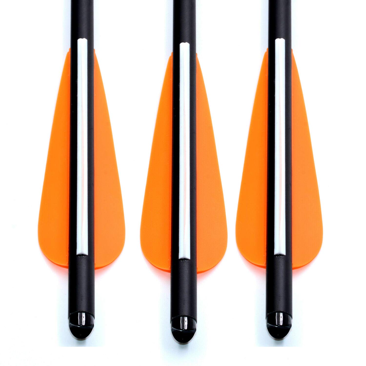 Carbon Crossbow Bolts 12 Pack with Broadheads - Hunting Arrows for Archery & Target Practice
