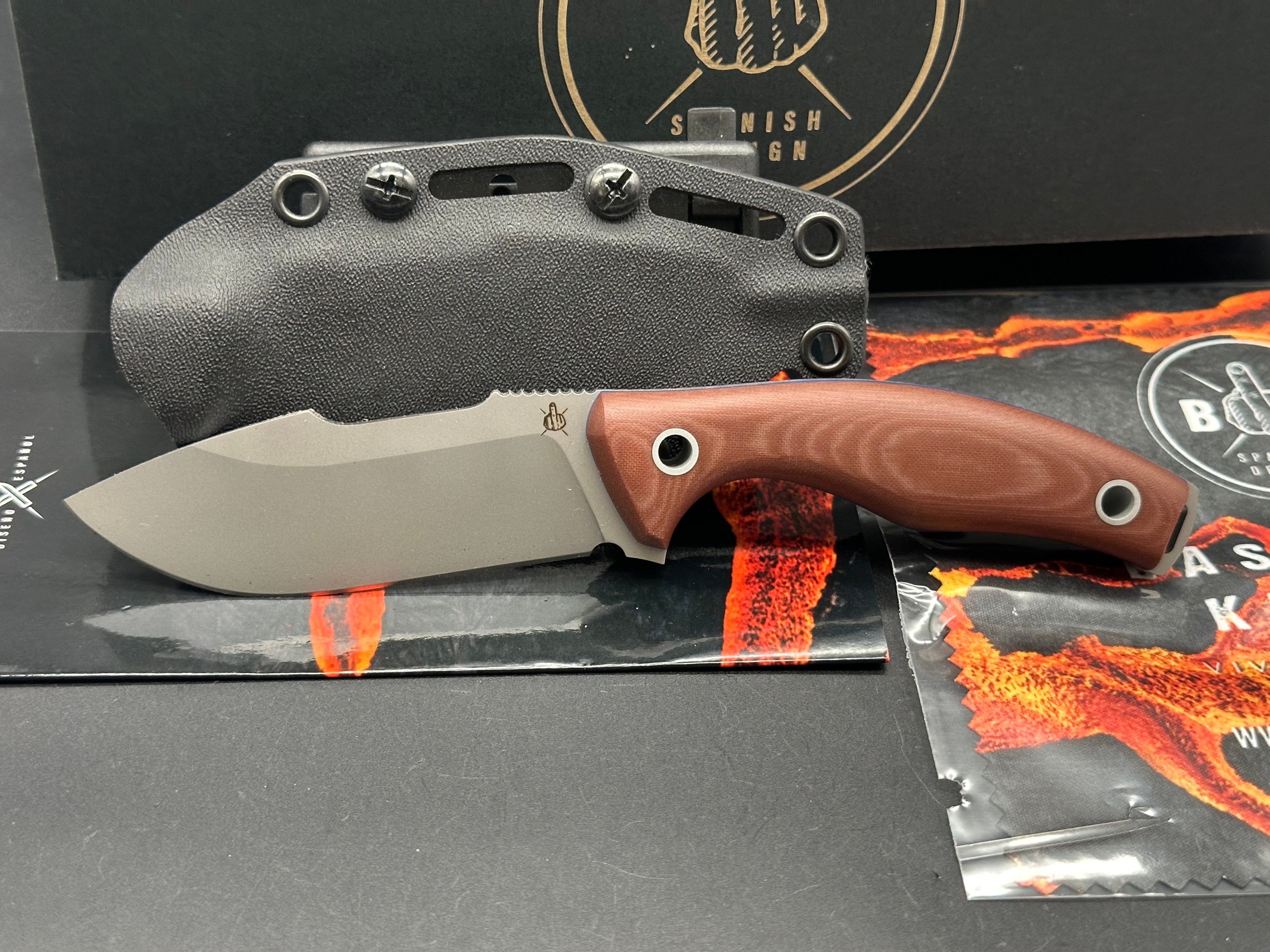 Bastard Blades Orión - Premium Handcrafted Knives for Outdoor Adventures, Camping & Survival | Durable Hunting & Tactical Knife Collection