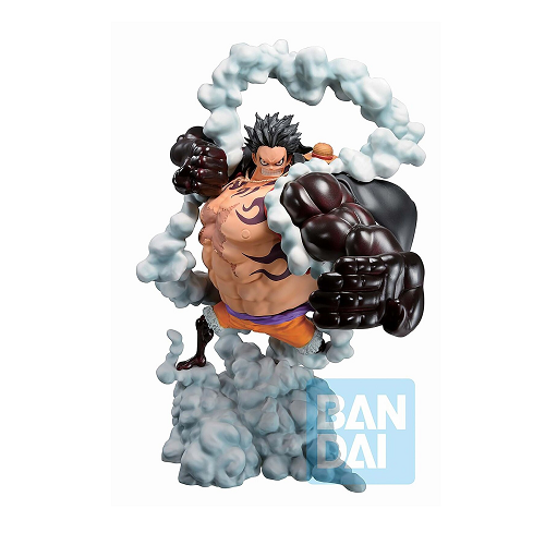 Bandai Ichiban Kuji One Piece Monkey D. Luffy Wano Kuni Act 3 Gear 4 Snakeman Action Figure - Anime Collectible for Display & Gift for Fans