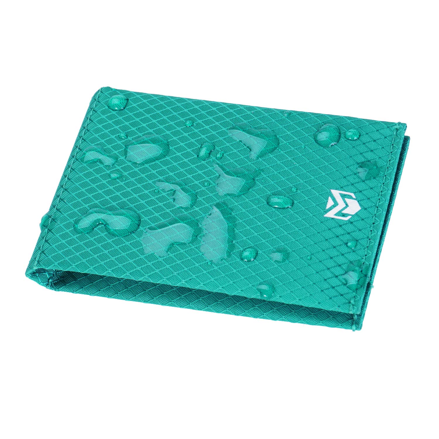 Slim RFID Blocking Bifold Wallet for Men - Waterproof Microfiber Minimalist Front Pocket Wallet Holds 10 Cards & Cash (Green) - Perfect for Travel, Daily Use & Contactless Payment Protection