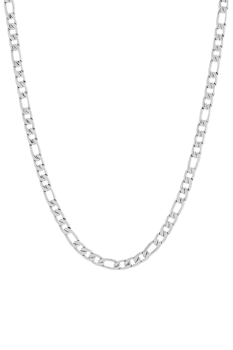 Stylish Men's Figaro Chain Necklace - 14K Gold Plated Italian Link Jewelry for Gifts & Everyday Wear | Perfect for Casual Outfits, Date Nights & Special Occasions
