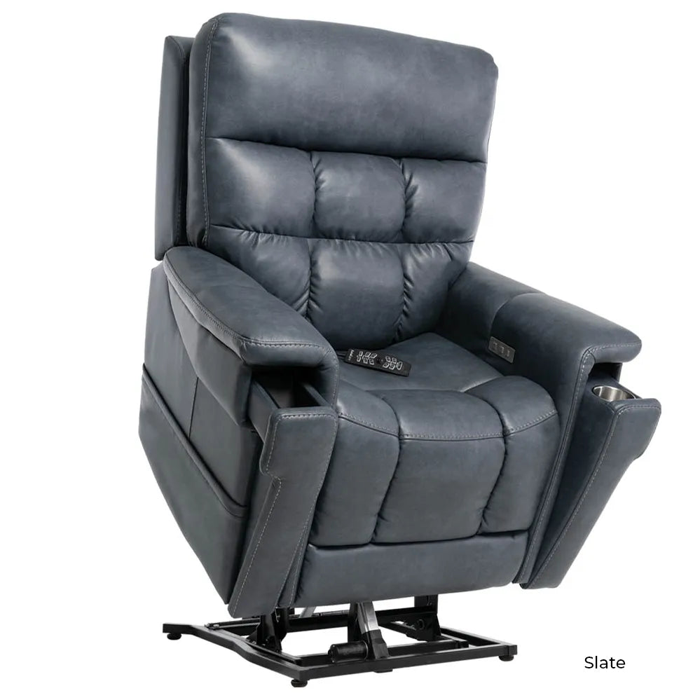 VivaLift!® Ultra Lift Recliner Chair PLR4955 - Power Lift Recliner for Elderly & Seniors with Easy Remote Control, Comfortable Massage & Heating - Perfect for Living Room, Bedroom & Home Care