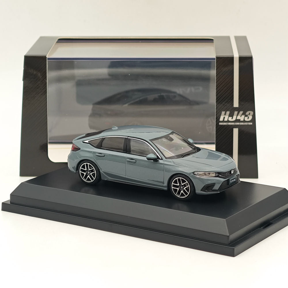 1/43 Scale Honda Civic (FL1) LX Sonic Gray Pearl Diecast Model Car - Limited Edition Collectible for Car Enthusiasts & Display Case Decor