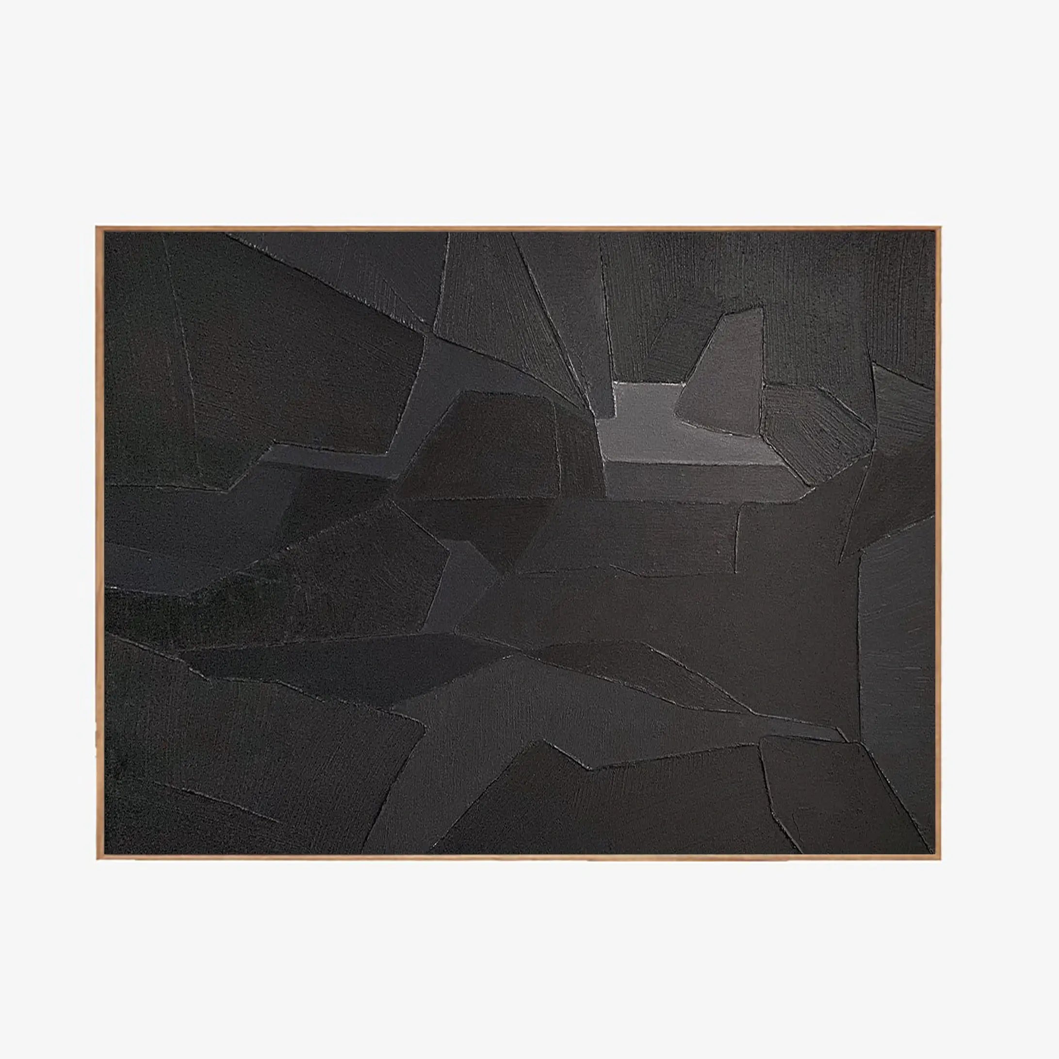 Minimalist Zen Canvas Painting #MZ019 - Modern Abstract Wall Art for Home Office Decor, Meditation Room & Living Room