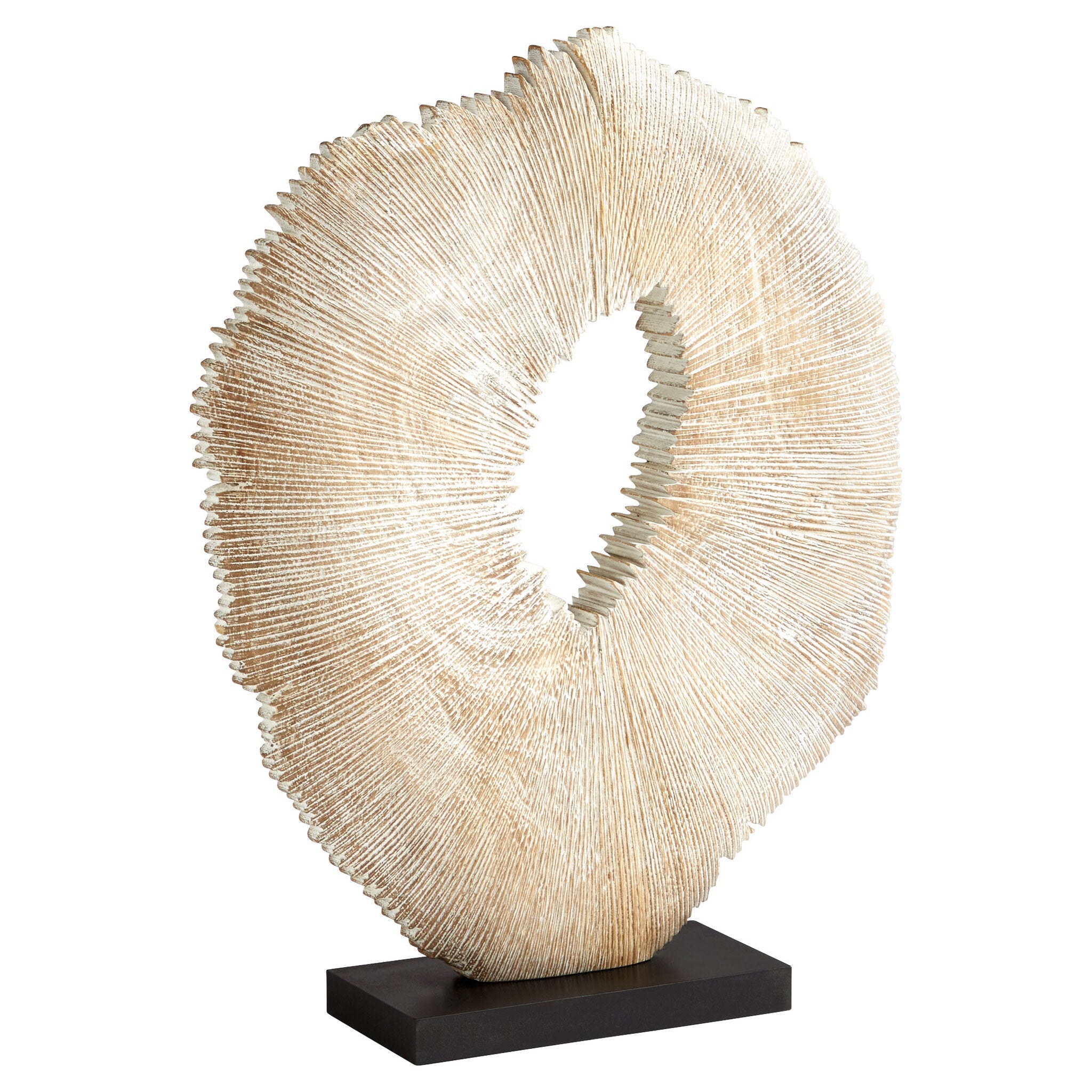 Cyan Design 11338 Winona Sculpture - Whitewash Finish | Handcrafted Home Decor Statue | Perfect for Living Room, Bedroom & Office Decor