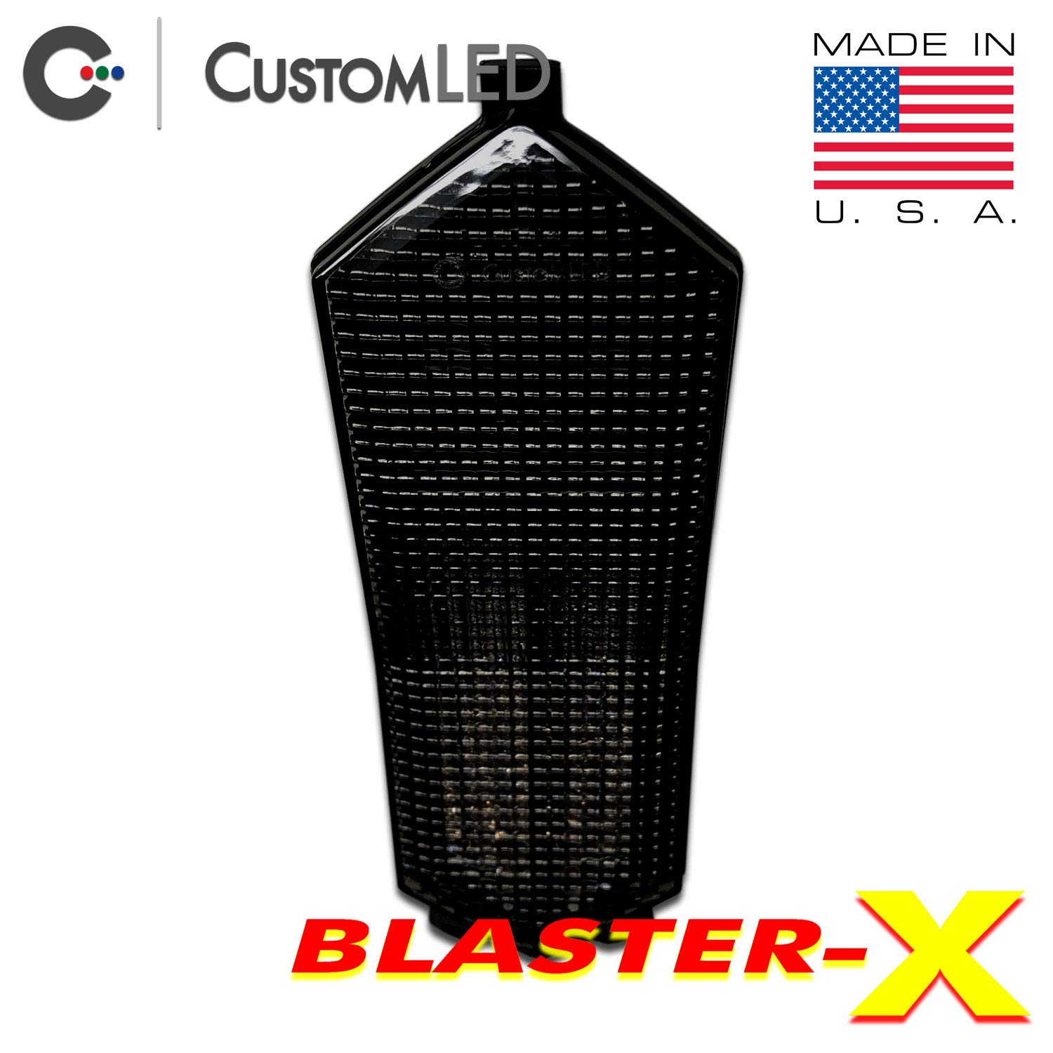 2022-2025 Yamaha YZF-R7 Smoked LED Tail Light - Blaster-X Integrated Brake Light with Bright LEDs, Easy Installation | Perfect for Night Riding & Custom Motorcycle Upgrades