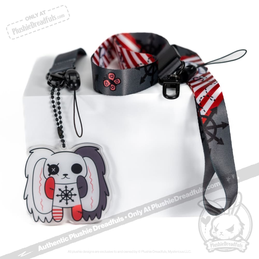 Plushie Dreadfuls Lanyard Strap - Soft & Durable Keychain Holder for ID Badges, Keys & Accessories | Perfect for Work, School & Conventions
