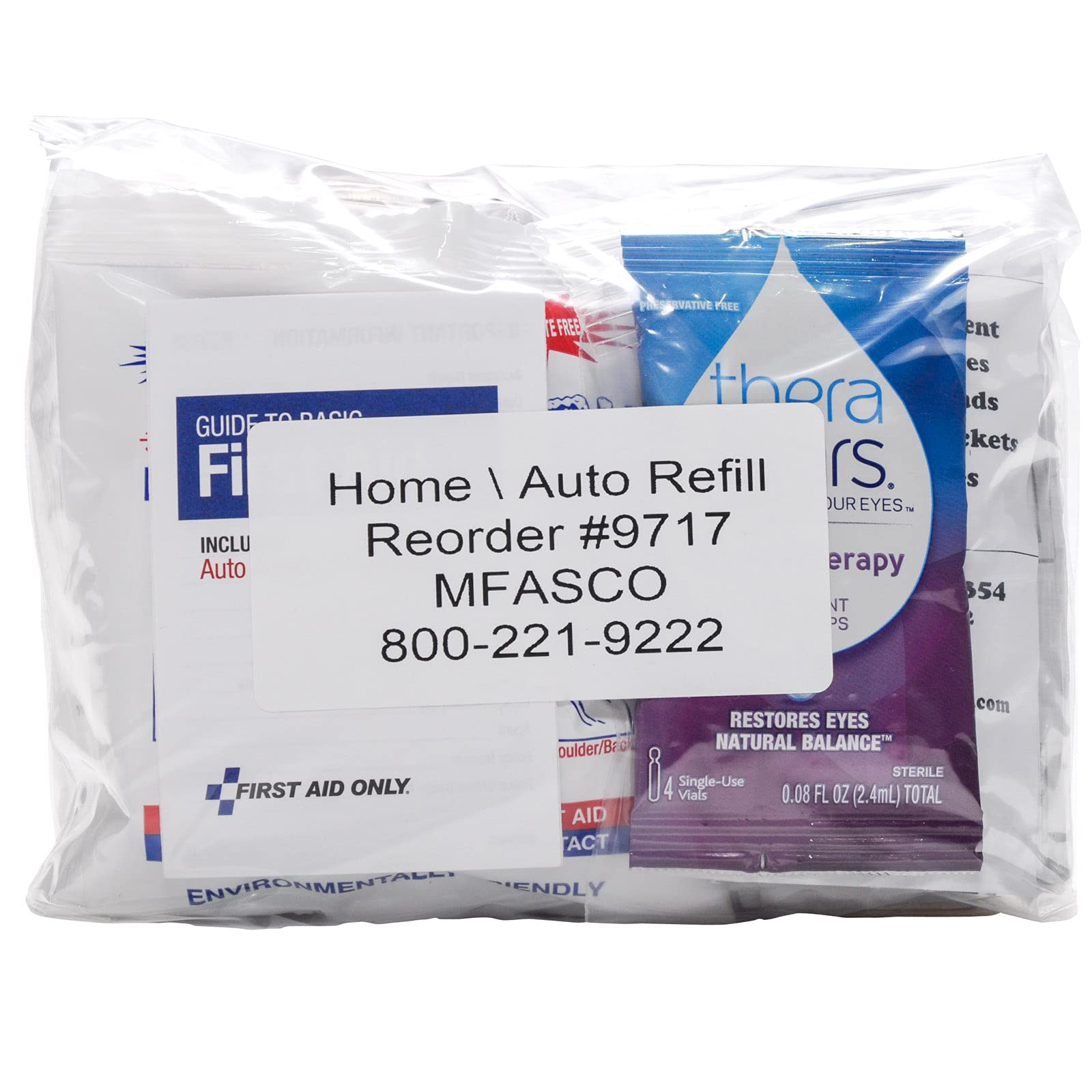 First Aid Kit Refill Pack - 150-Piece Medical Supplies for Home, Car & Travel Emergency | Bandages, Gauze, Antiseptic Wipes | Perfect for Camping, Workplace & Family Safety