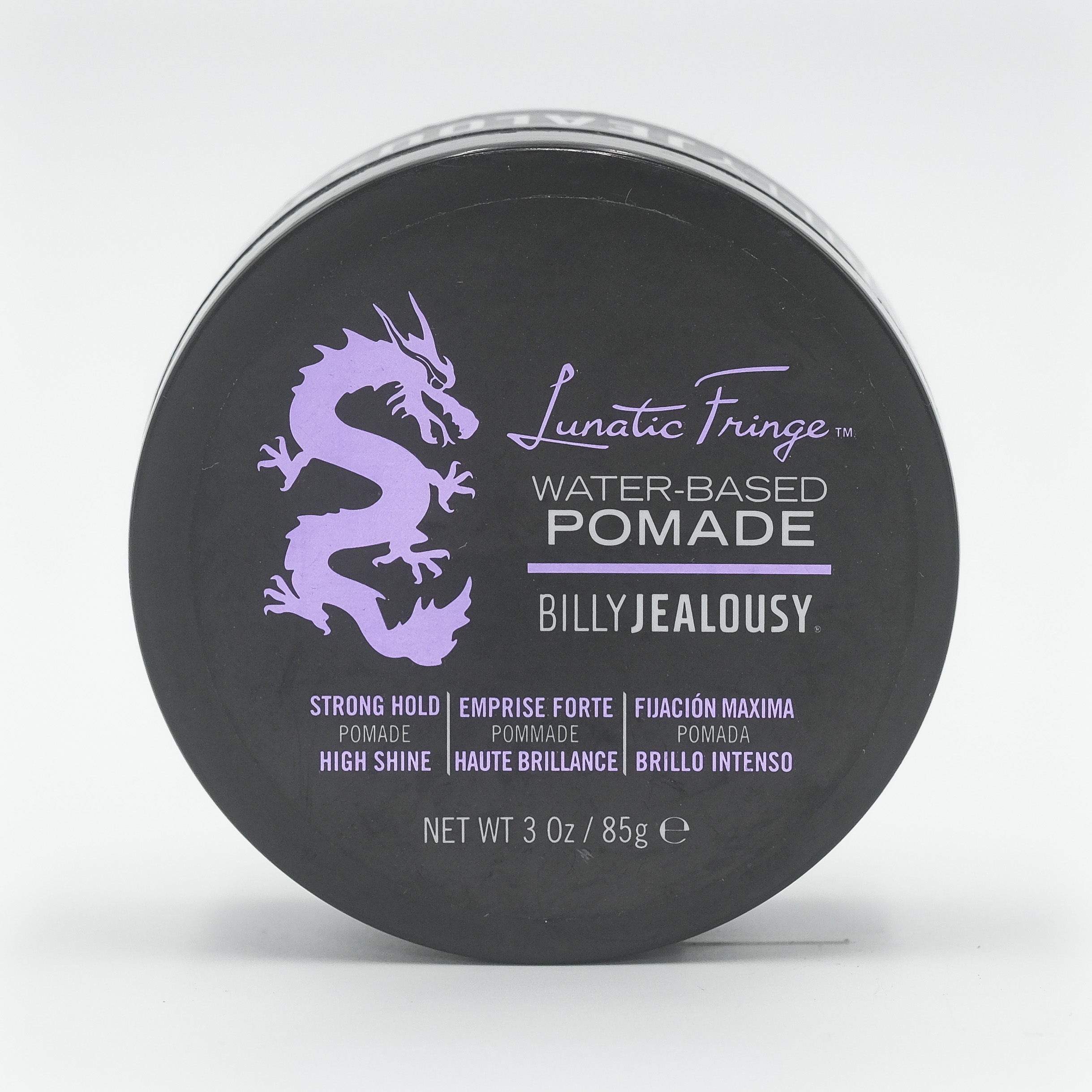 BILLY JEALOUSY Water-Based Pomade for Men - 3 oz Hair Styling Wax | Strong Hold, Natural Shine | Perfect for Everyday Styling & Special Occasions