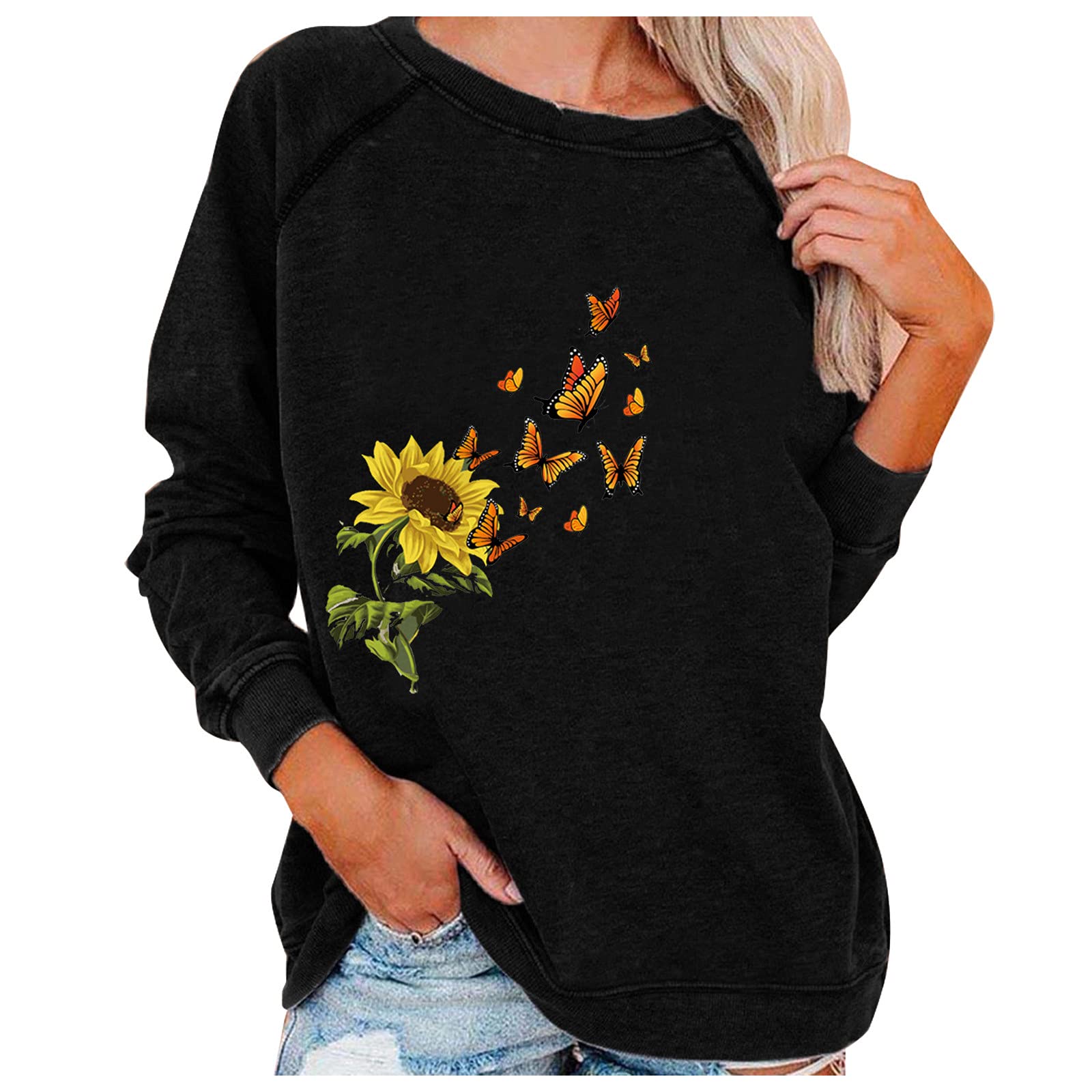 Christmas Movies Watching Shirt - Xmas Truck Tree Design Long Sleeve Pullover Top | Cozy Holiday Sweater for Hallmark Movie Nights, Family Gatherings & Festive Winter Outfits
