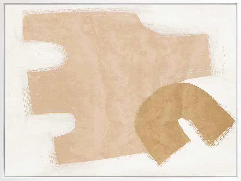 Amity Neutral Canvas Art Print - Modern Wall Decor for Living Room, Bedroom & Office - Perfect for Home & Office Decor