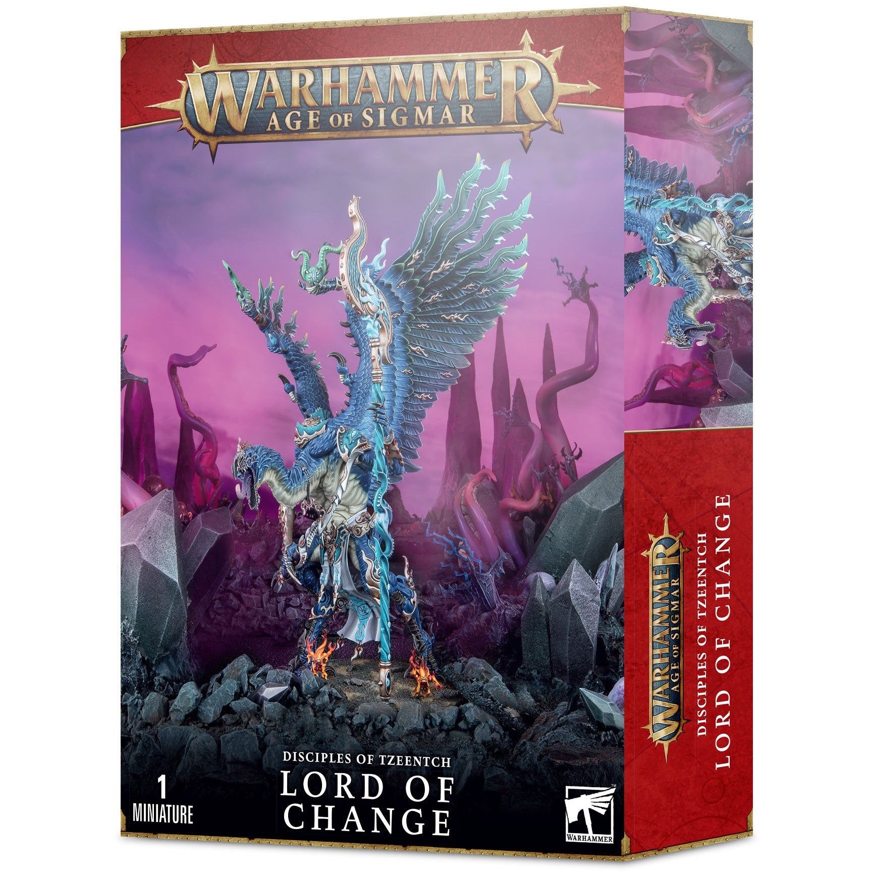 Disciples of Tzeentch Lord of Change & Kairos Fateweaver - Warhammer 40K Chaos Daemon Miniature for Tabletop Gaming & Collecting