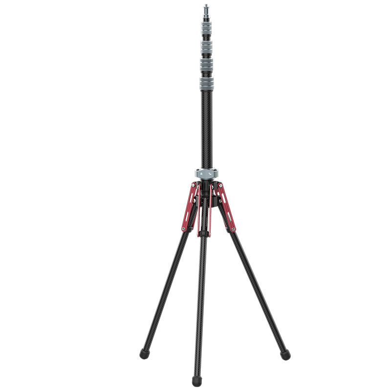 Ulanzi MT-49 Carbon Fiber Light Stand & Camera Tripod (6.4ft/1.95m) - Portable Photography Support for Studio, Outdoor Shooting, YouTube Videos, and Live Streaming