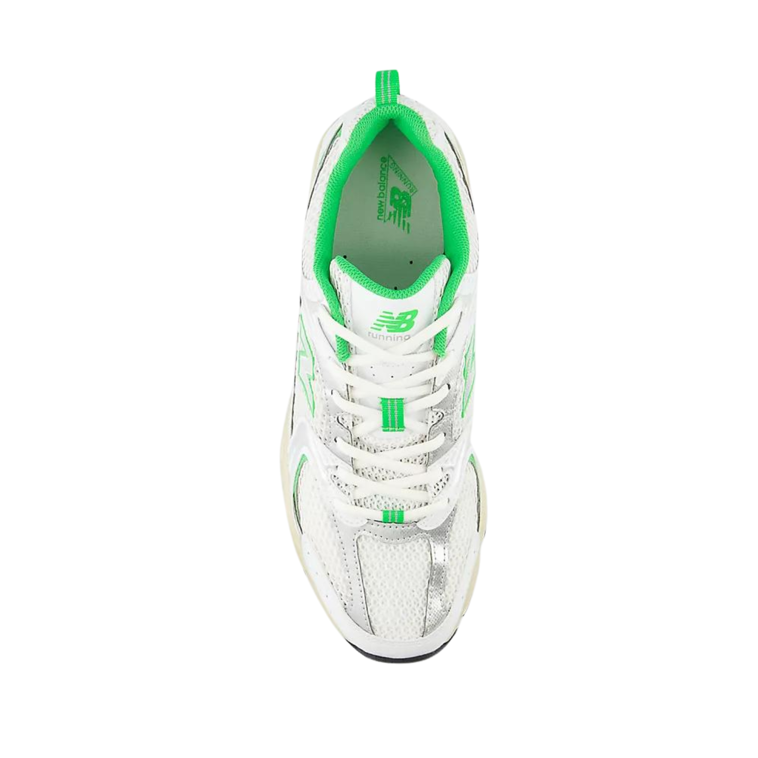 New Balance 530 White Palm Leaf Sneakers - Lightweight Running Shoes for Men & Women - Perfect for Jogging, Gym Workouts & Casual Wear